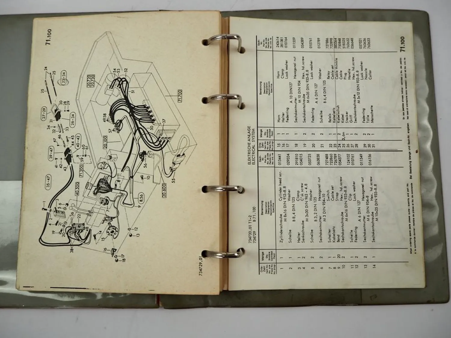 Original O&K E20 E30 Gabelstapler Betriebsanleitung Bedienung & Ersatzteilliste