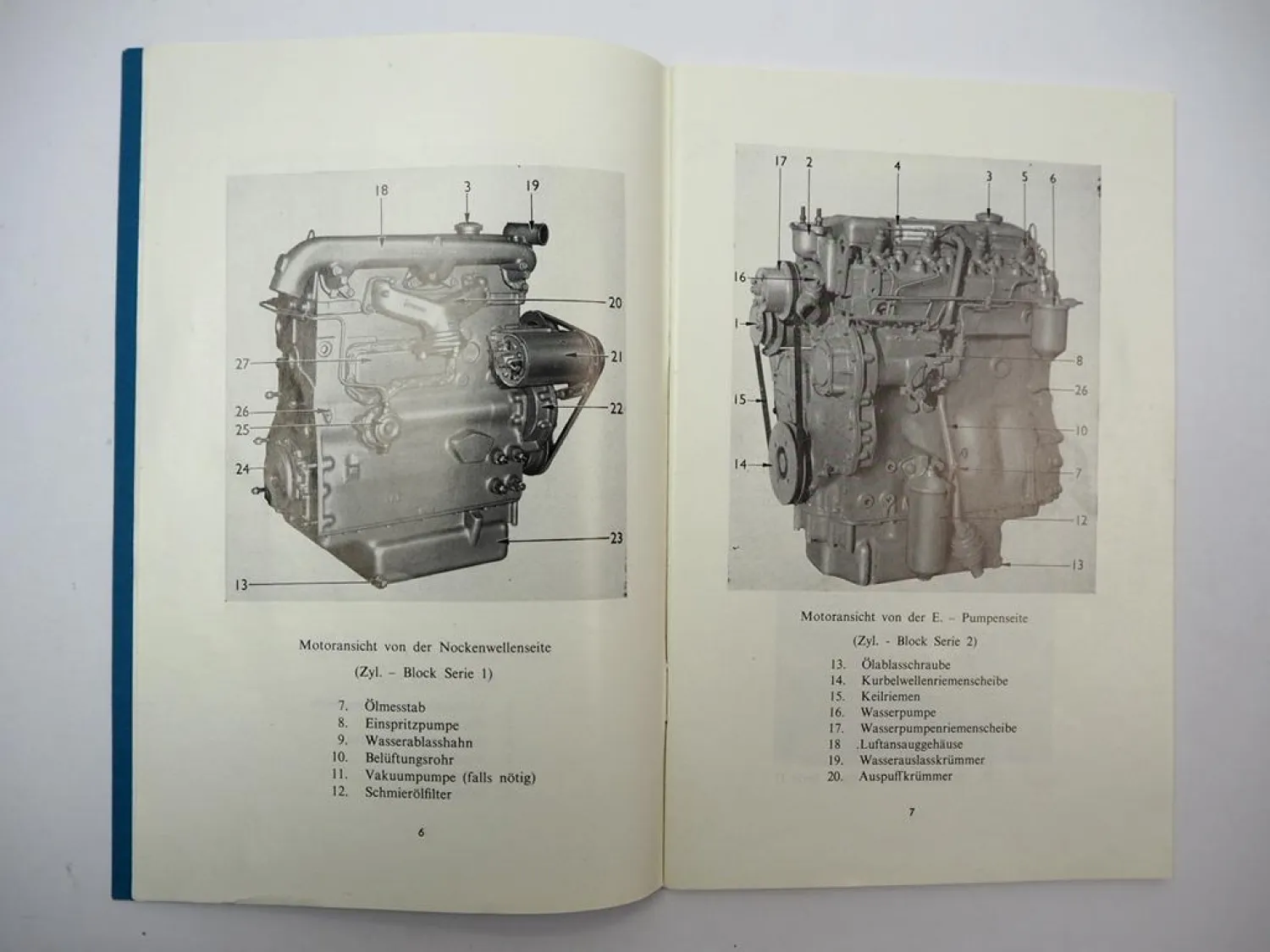 Original Perkins 4.236 Dieselmotor Betriebsanleitung Bedienungsanleitung 1966