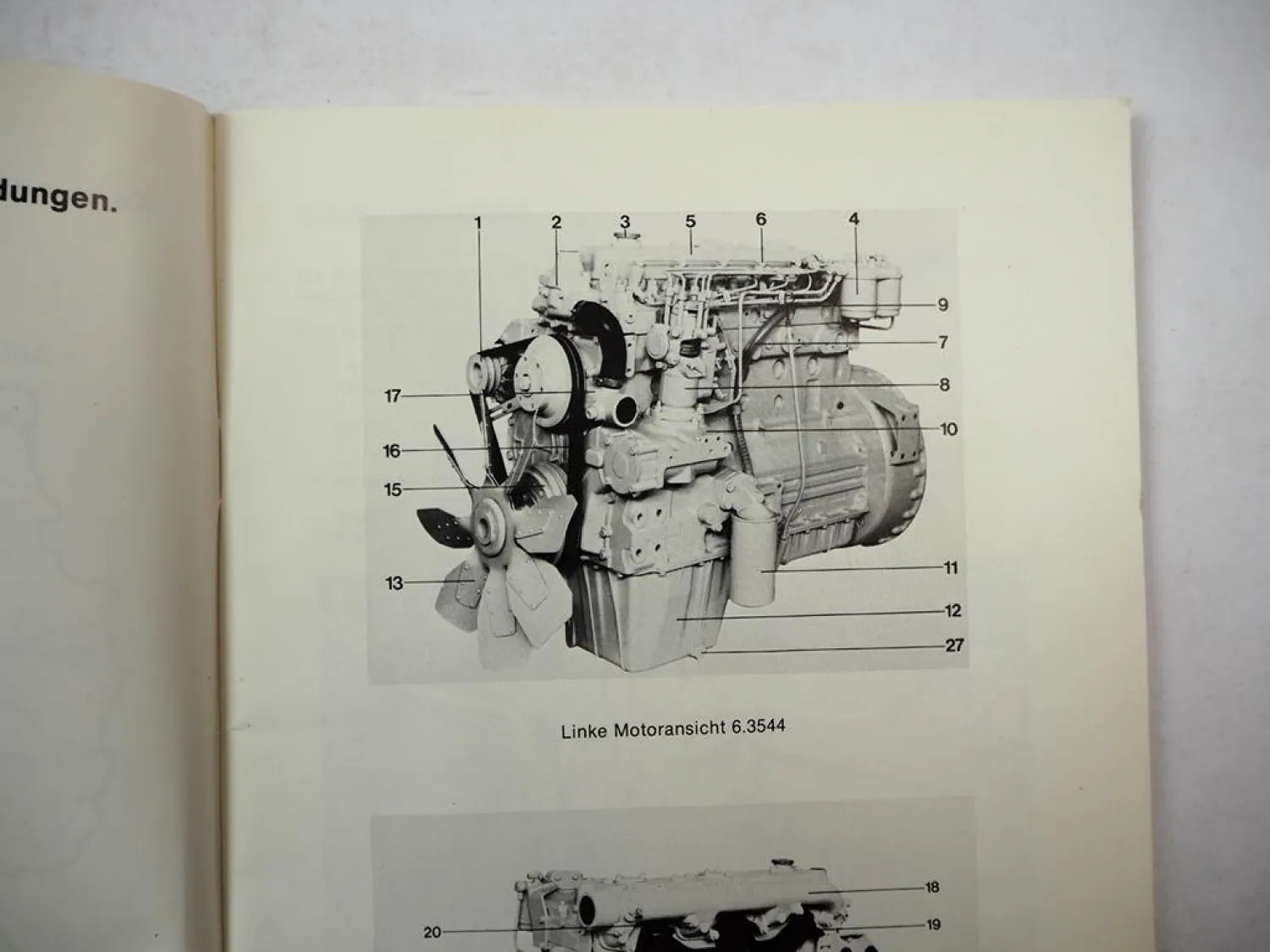 Original Perkins T6.3544 6.3544 6.3724 Dieselmotor Betriebsanleitung Wartung 1980