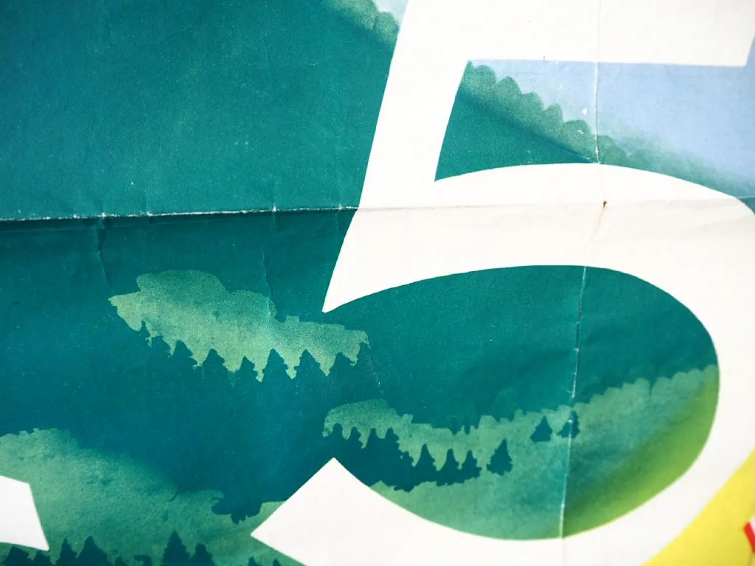 Original Plakat 5 Reichspfennig gespart ca. 1940 Sparkasse Meisenheim Glan