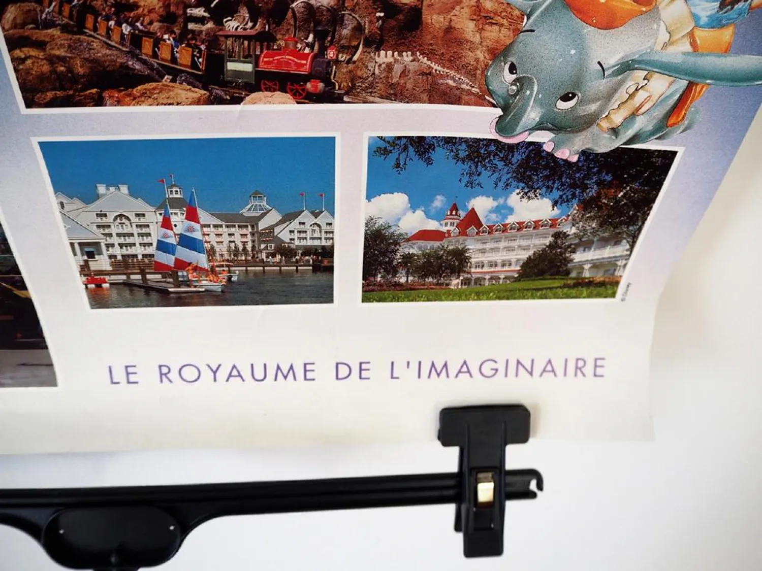 Original Plakat Disneyland Paris Resort Eröffnung 12. April 1992 Mickey Mouse