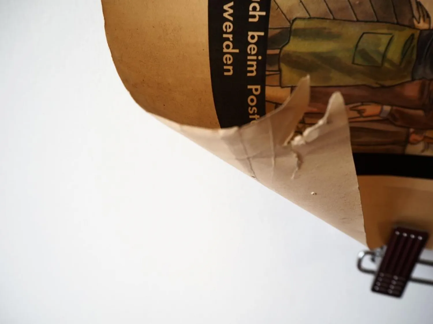 Original Plakat für Schule Deutsche Post Postpakete 1940/50er Jahre