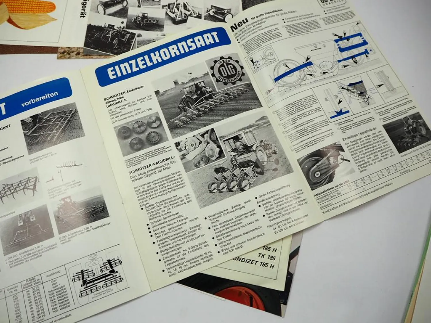 Original Posten 35 Stück Prospekte Preislisten Landtechnik 1980er Jahre