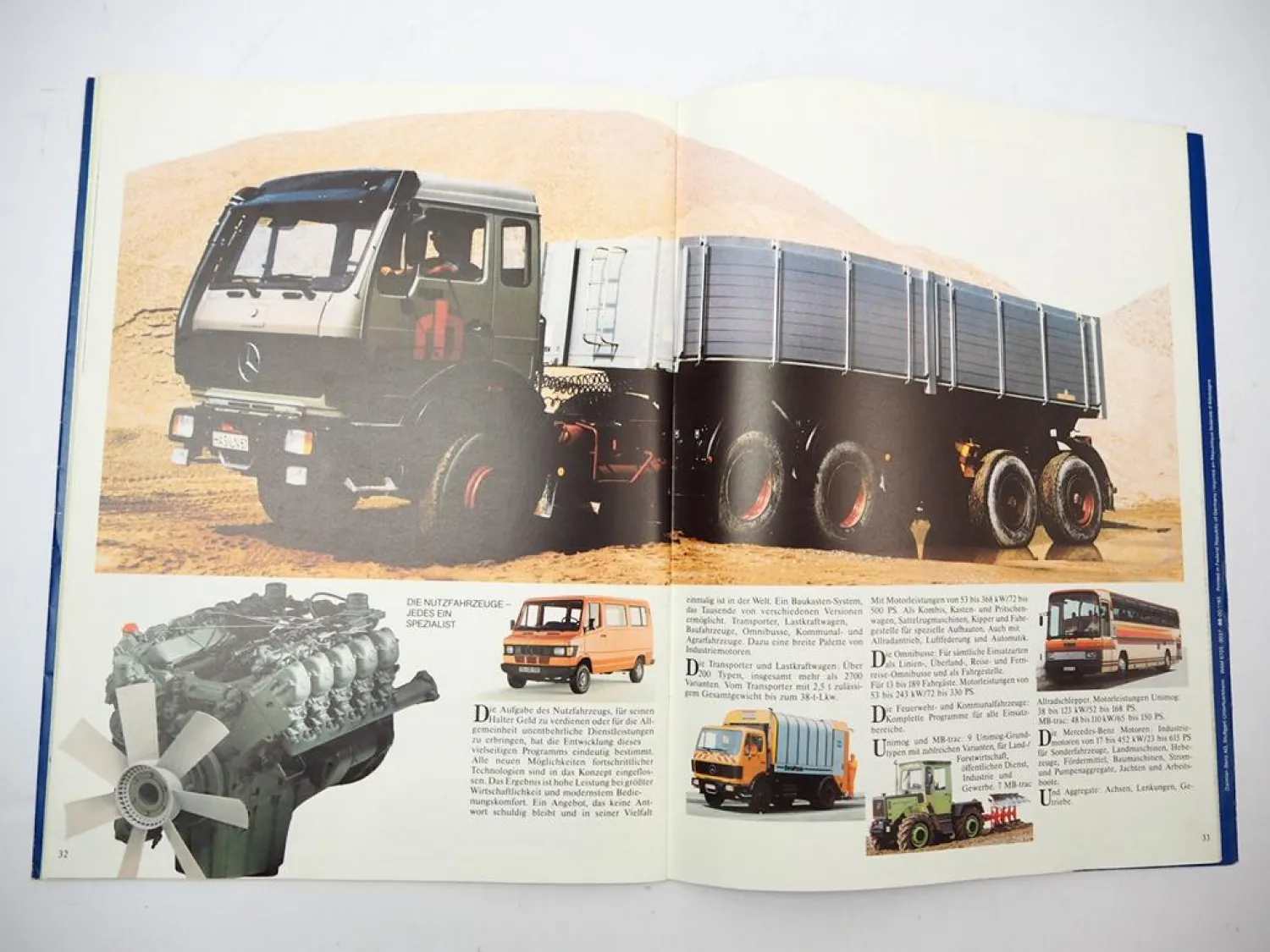 Original Prospekt 100 Jahre Daimler Benz Festschrift Jubiläumsschrift 1985