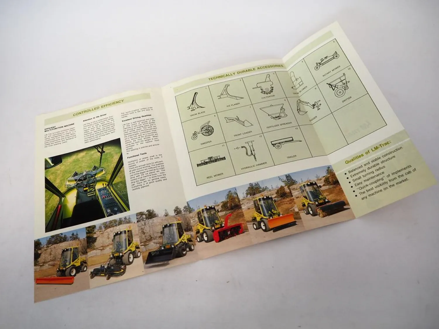 Original Prospekt Brochure Superior Aqility LM Trac Multipurpose Machines