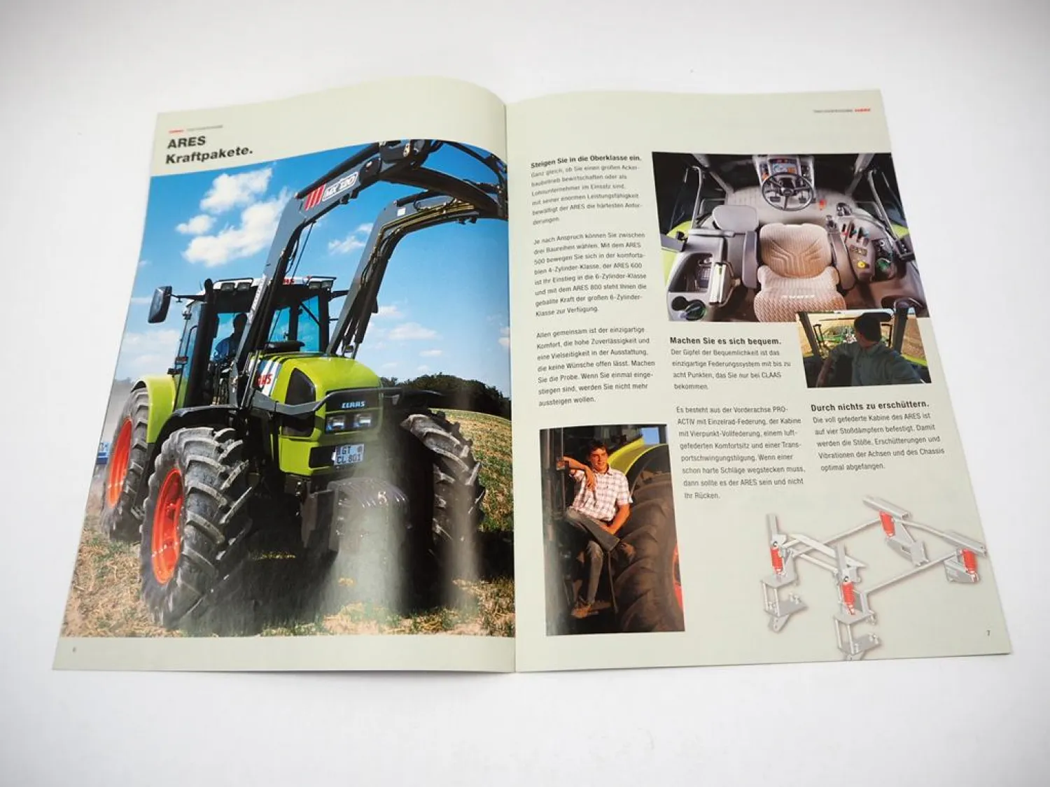 Original Prospekt Claas Celtis Ares Atles Xerion Dionis Traktorenprogramm 2003