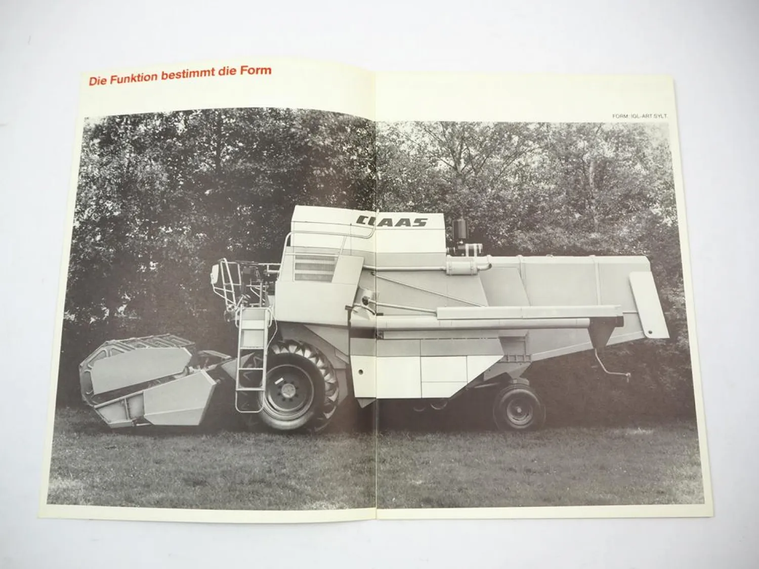 Original Prospekt Claas Dominator 56 76 Mähdrescher 1979 mit 20 Seiten