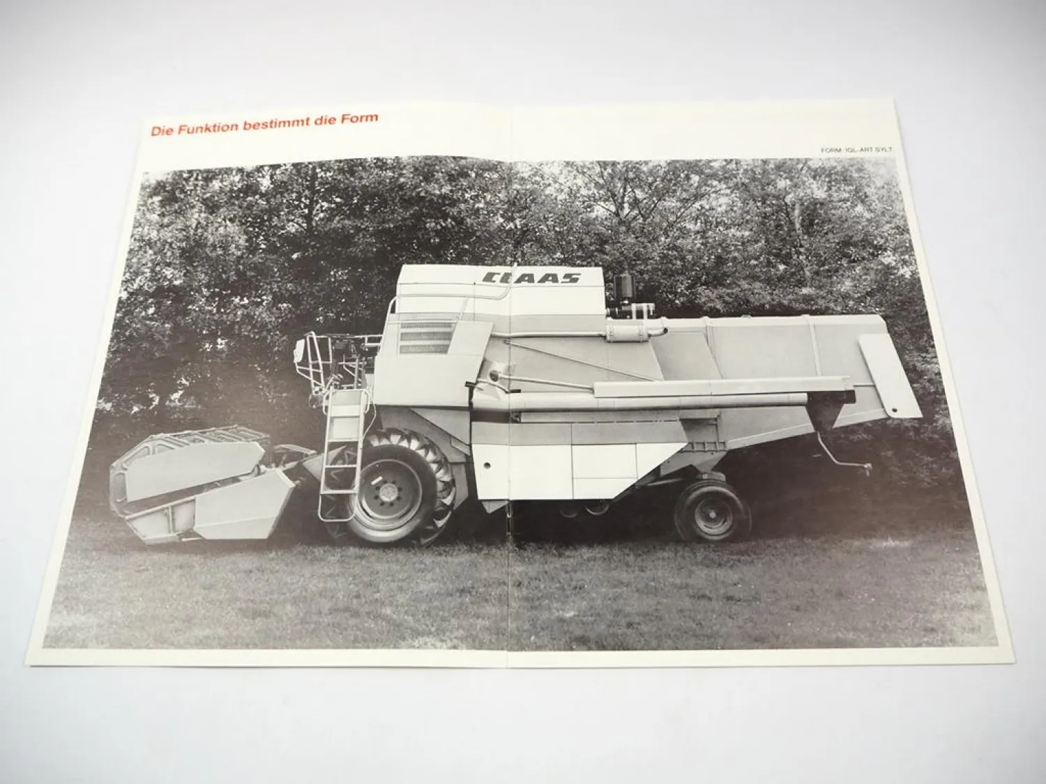 Original Prospekt Claas Dominator 56 76 Mähdrescher mit 20 Seiten von 09/1978