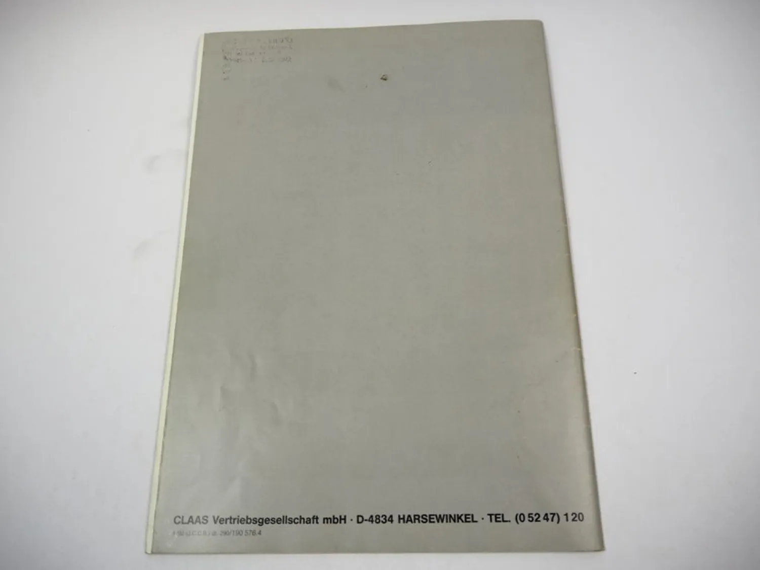 Original Prospekt Claas Maxi 88 98 108 SL Mähdrescher mit 36 Seiten von 09/1992