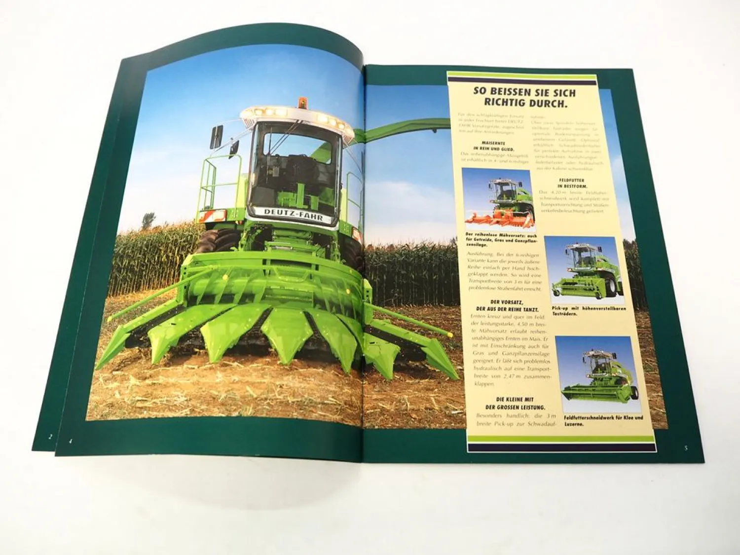 Original Prospekt Deutz Fahr Gigant Feldhäcksler 1997