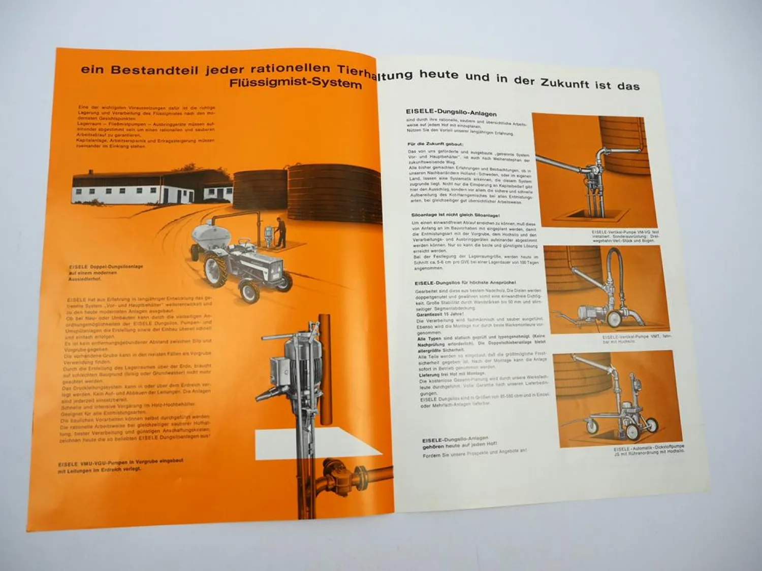 Original Prospekt Eisele Tankwagen an IHC MC Cormick Schlepper 1977