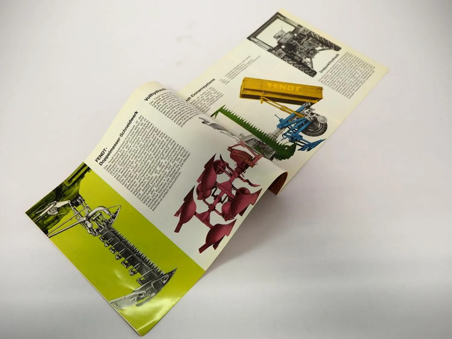Original Prospekt Fendt 231GT Geräteträger mit technischer Daten 1970er Jahre