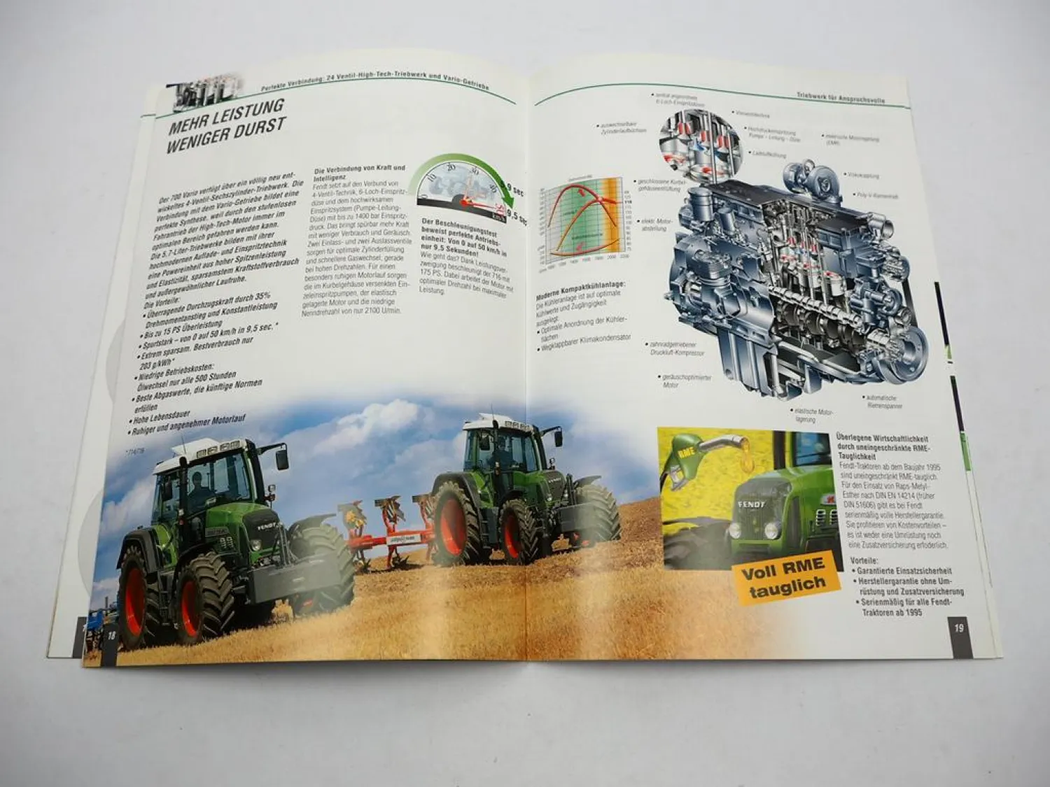 Original Prospekt Fendt 711 712 714 716 Vario Traktor 700er Serie ca. 2003