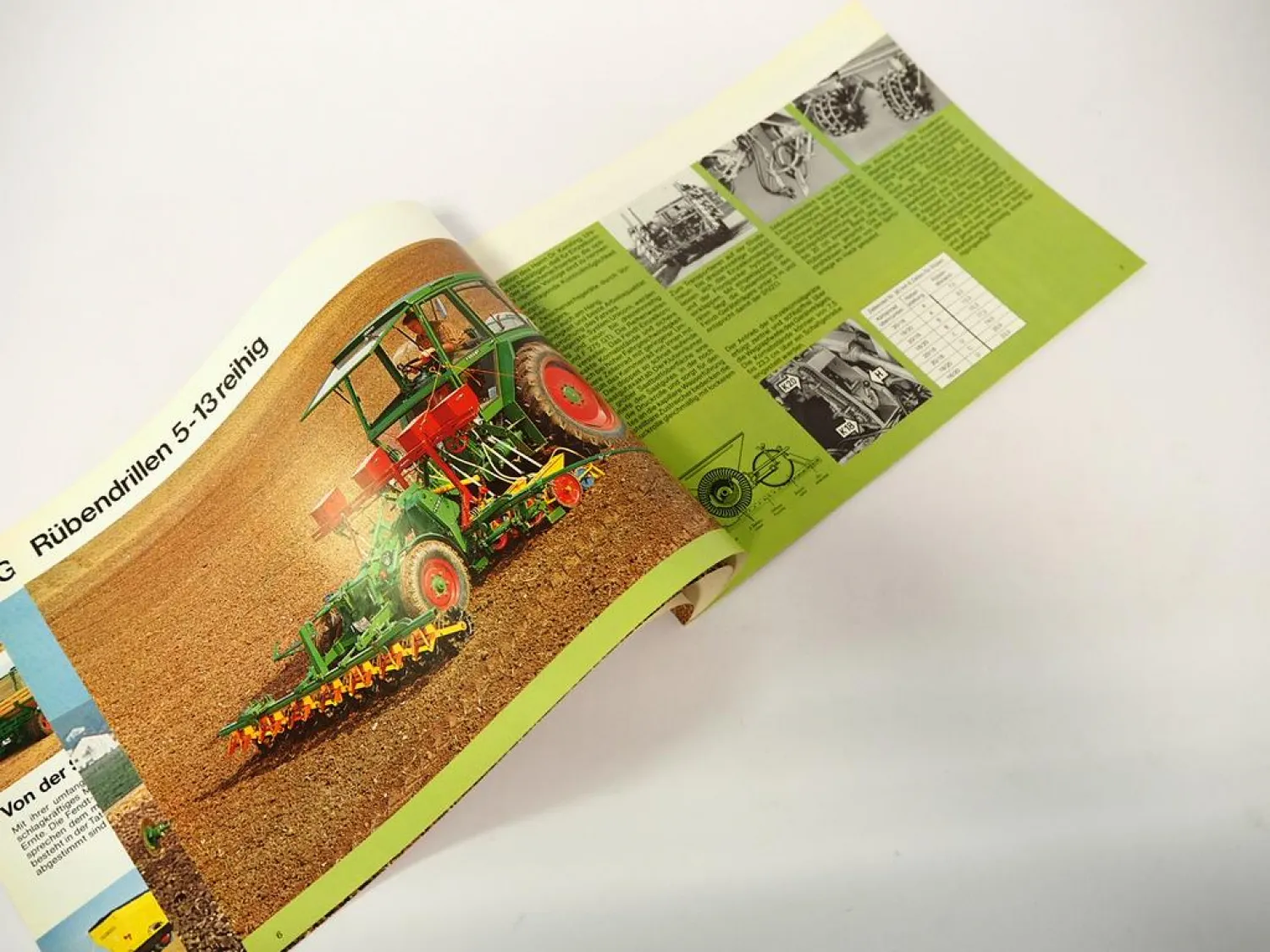 Original Prospekt Fendt F 231 255 275 GT Geräteträger Arbeitsgeräte 1977