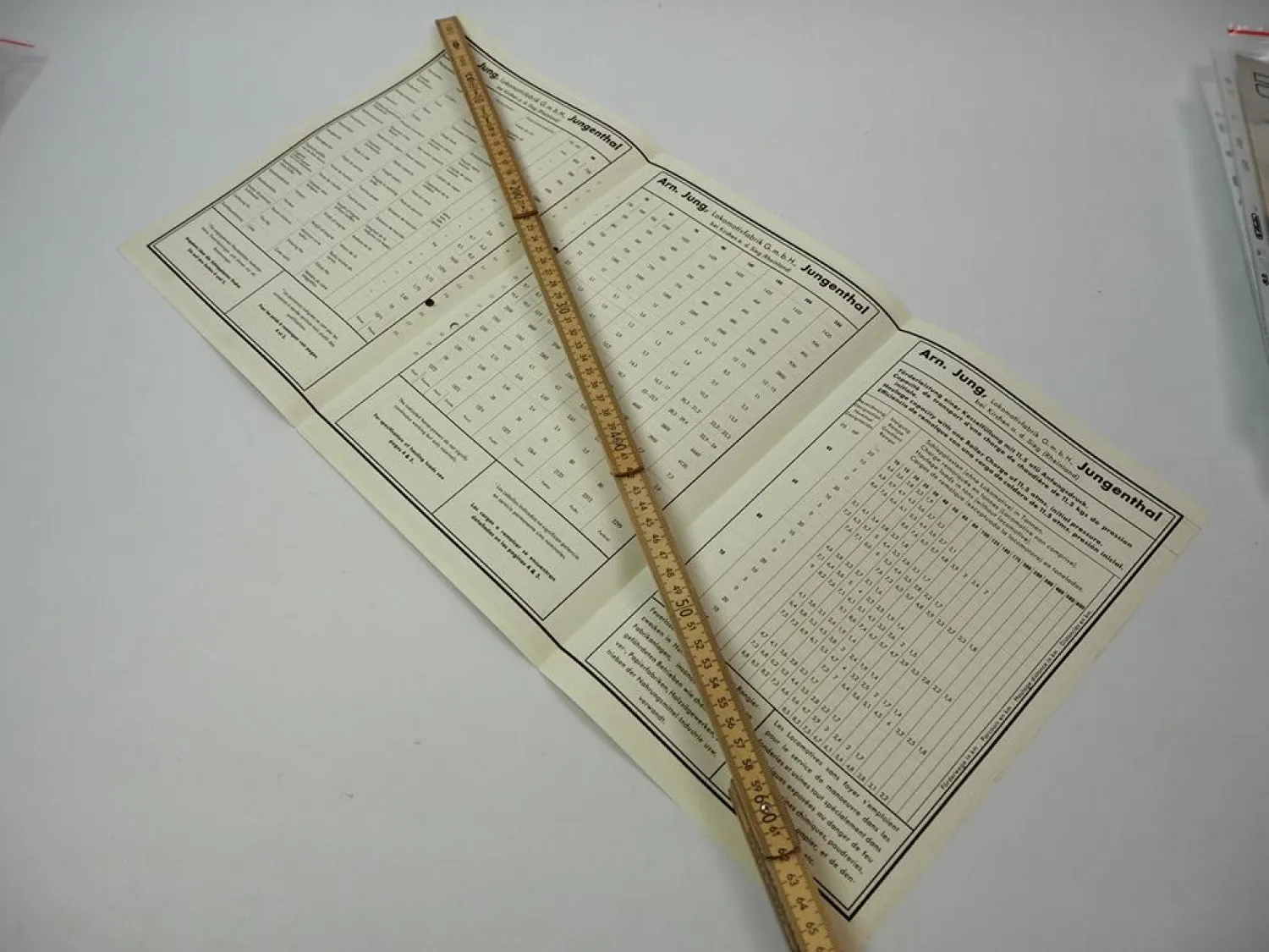 Original Prospekt Jung Jungenthal Lokomotivfabrik Feuerlose Lokomotiven 1938