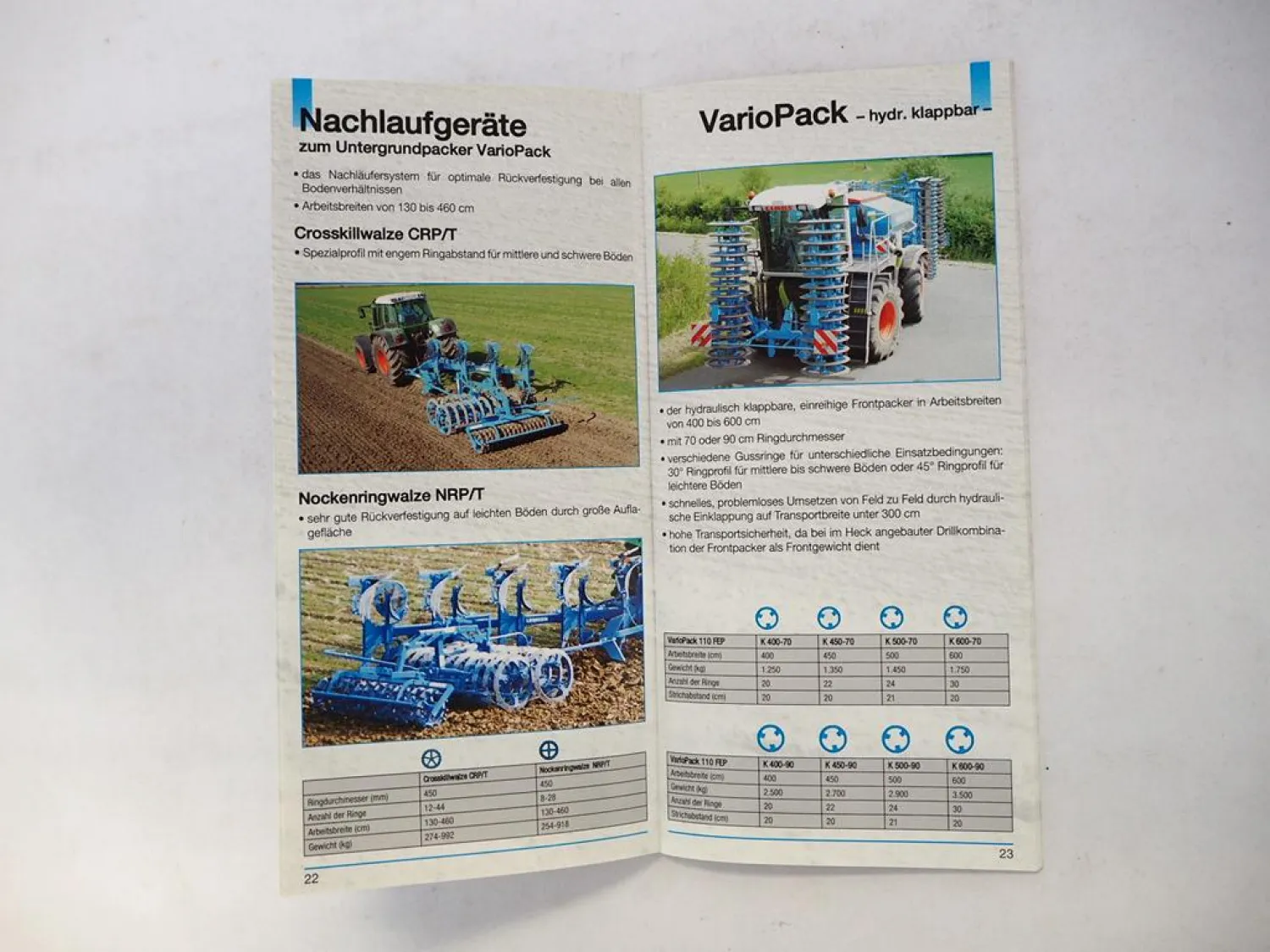 Original Prospekt Lemken Produktprogramm Anbaugeräte für Schlepper 2007