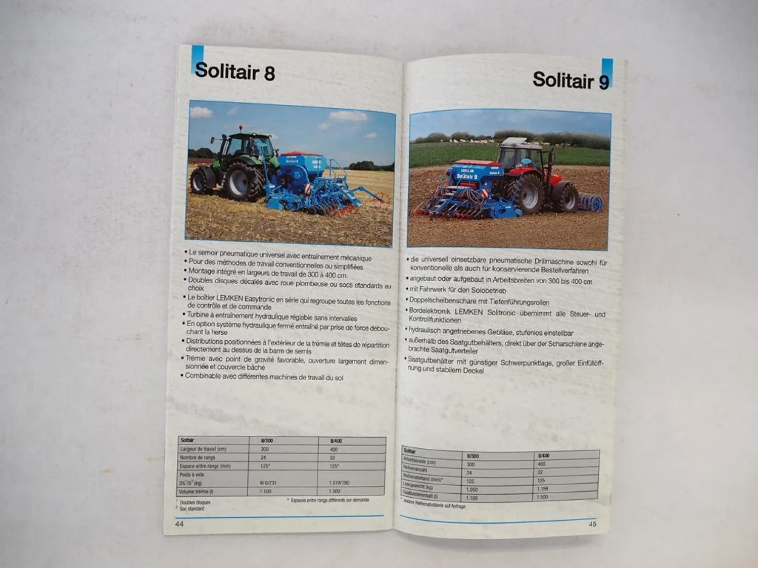 Original Prospekt Lemken Produktprogramm Anbaugeräte für Schlepper 2007