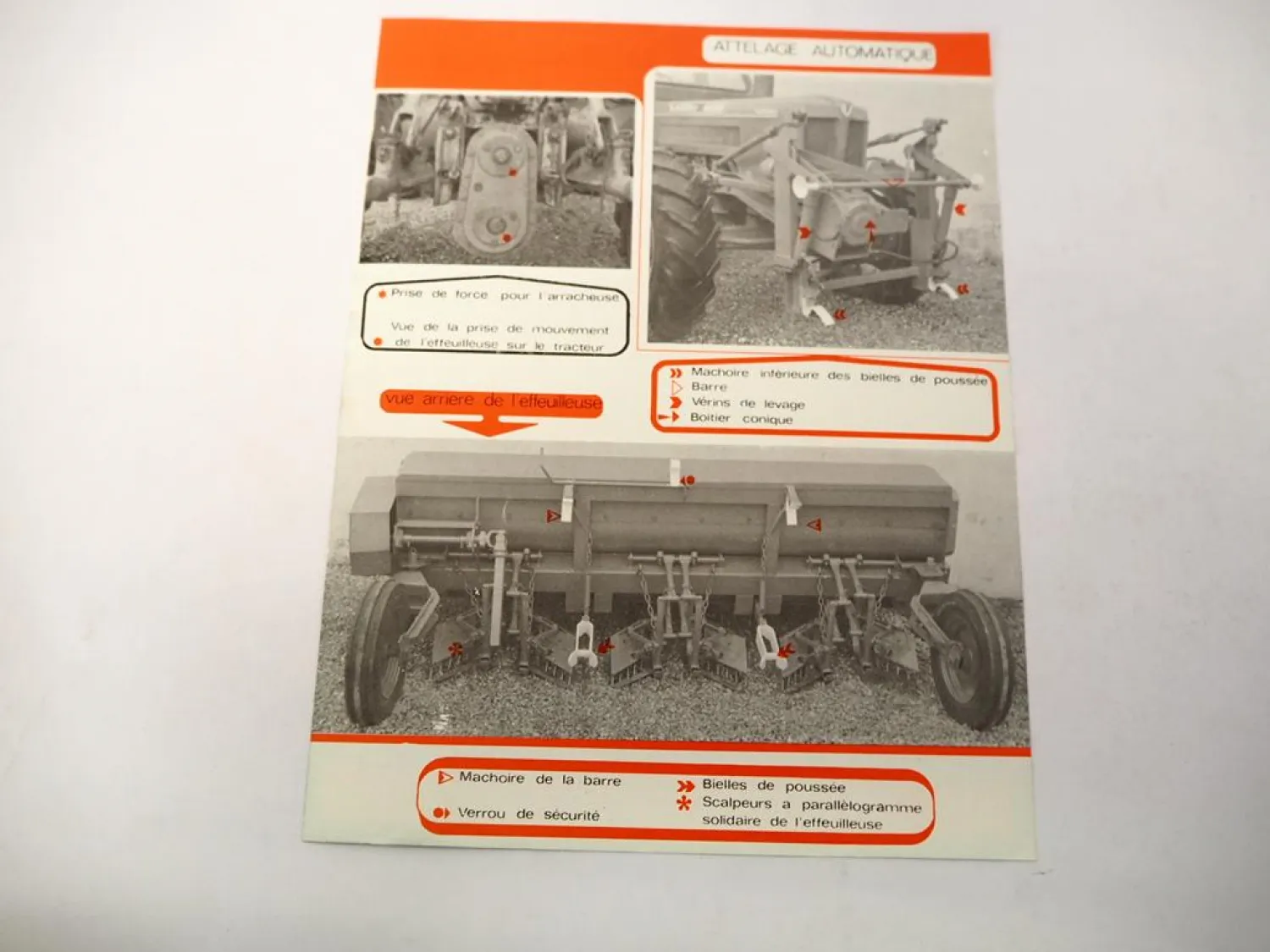 Original Prospekt Matrot effeuilleuse de betteraves Anbaugerät am Schlüter 6600