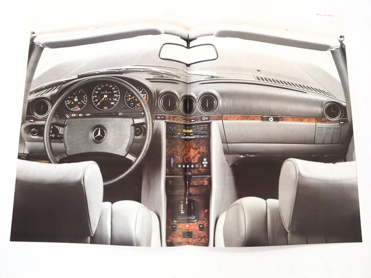 Original Prospekt Mercedes Benz 280 380 500 SL Typ R107 1984