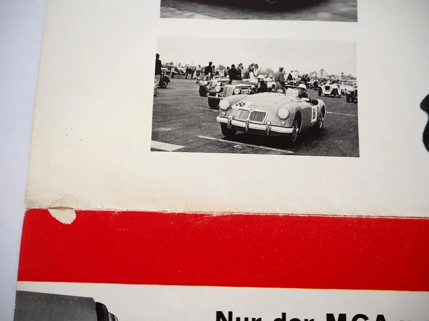 Original Prospekt MG MGA 1600 Sportwagen Coupe Cabrio Roadster 1959