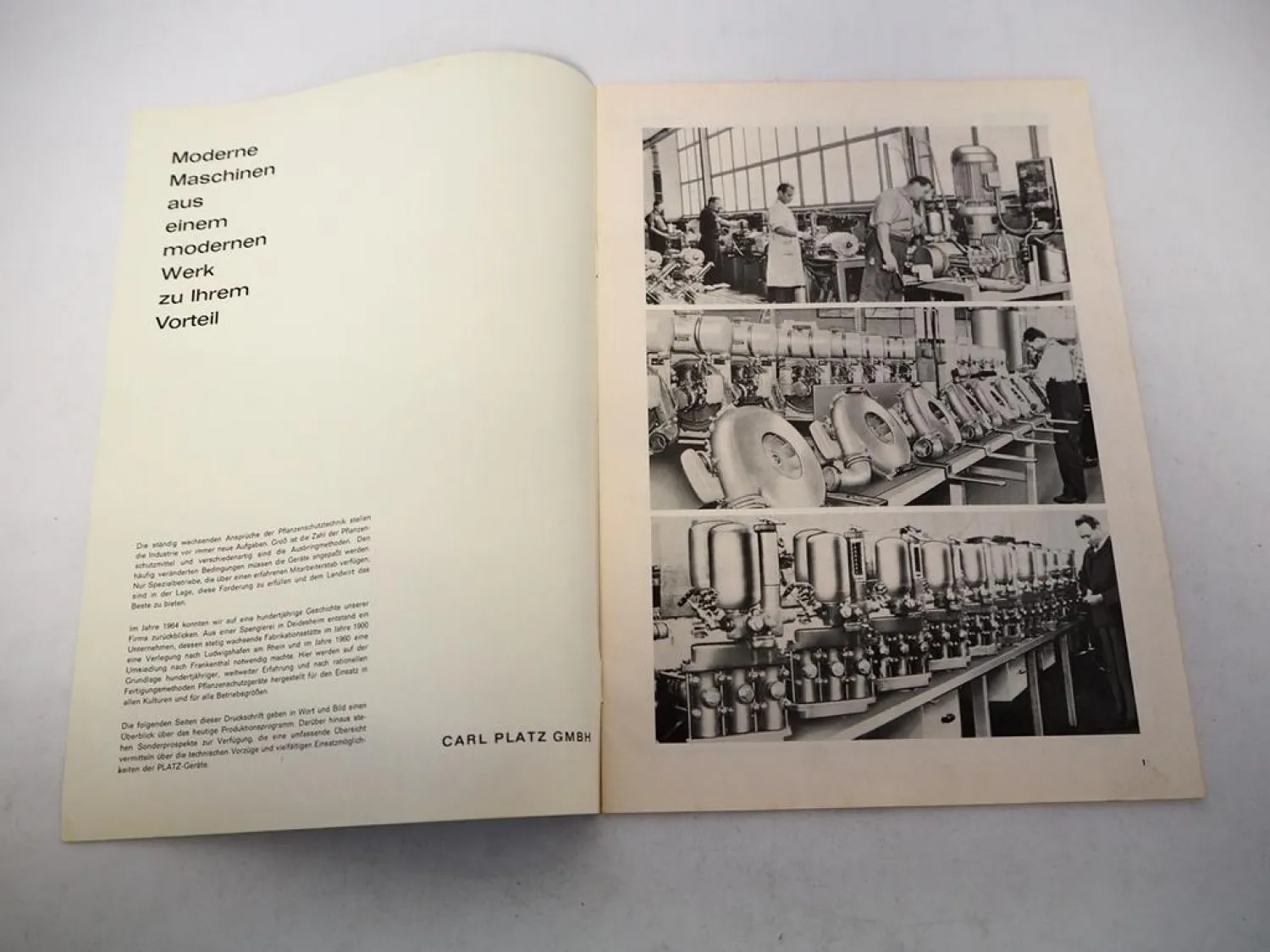 Original Prospekt Platz Spritzgeräte Sprühgeräte Pumpen z.B. an Unimog 1965