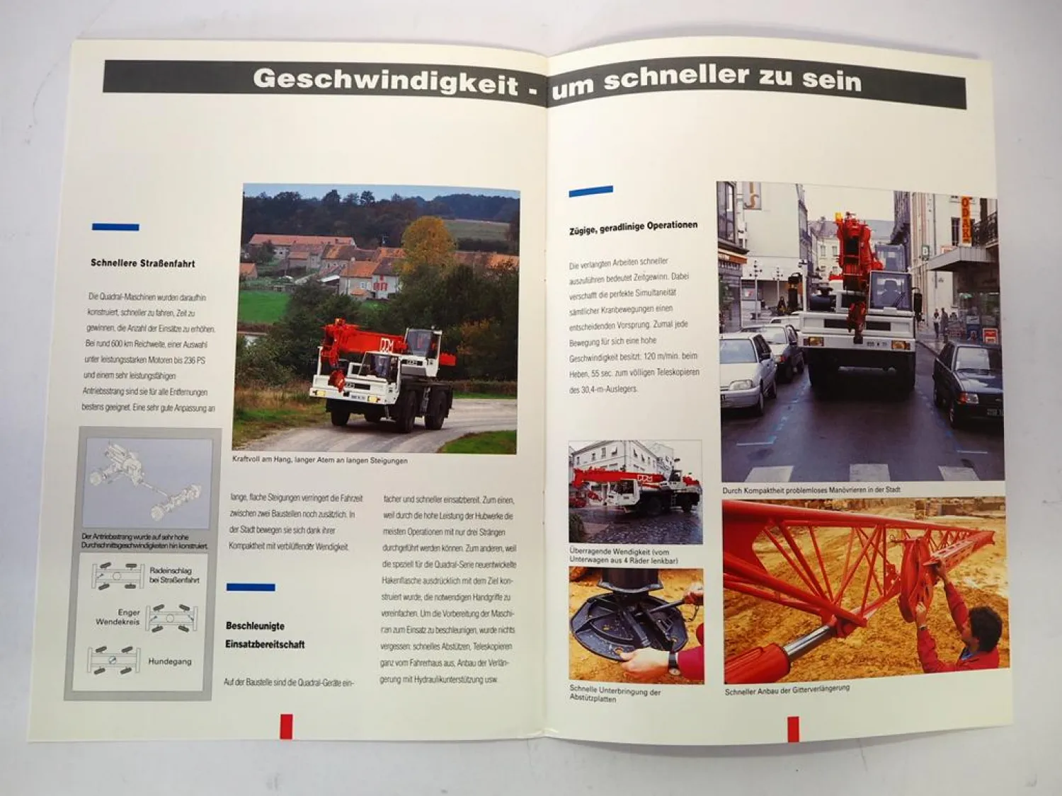 Original Prospekt PPM ATT 240 290 340 390 Mobilkran 1990er Jahre