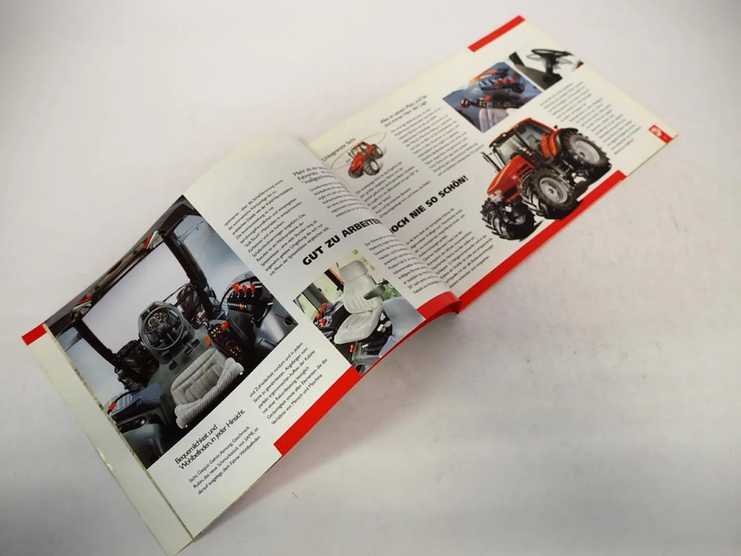 Original Prospekt Same Rubin 120 135 150 Schlepper mit technischen Daten 1999