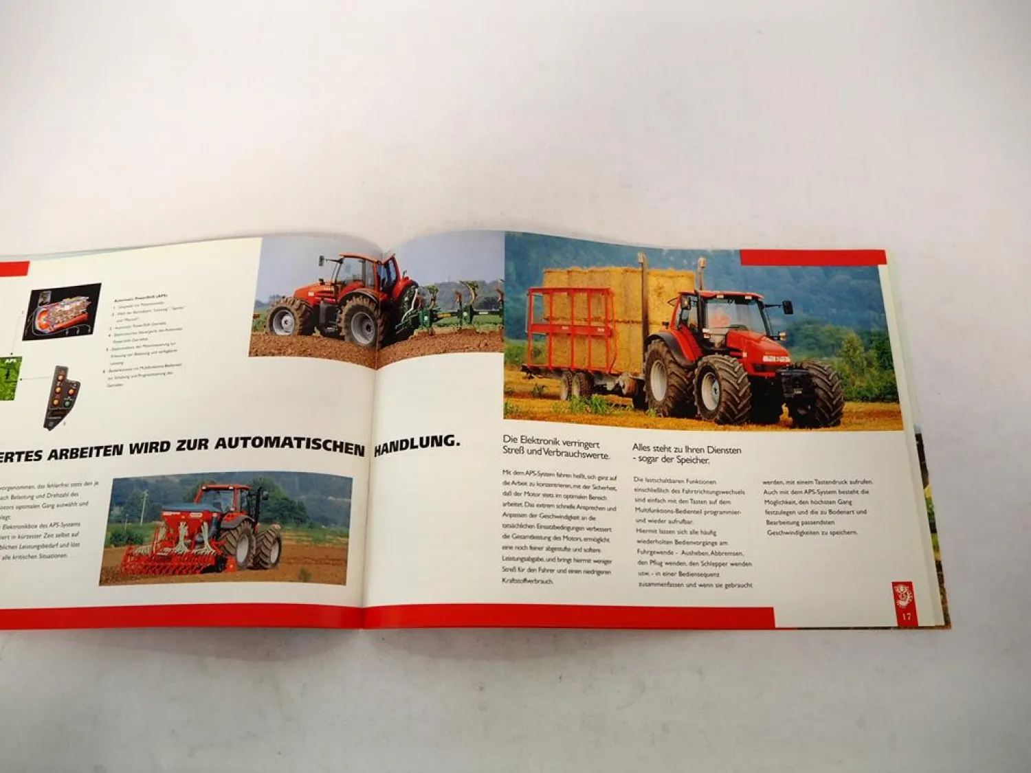 Original Prospekt Same Rubin 120 135 150 Schlepper mit technischen Daten 1999