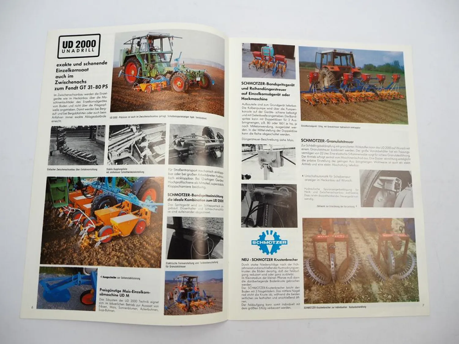 Original Prospekt Schmotzer Landtechnik Produktprogramm 1990 Handbuch