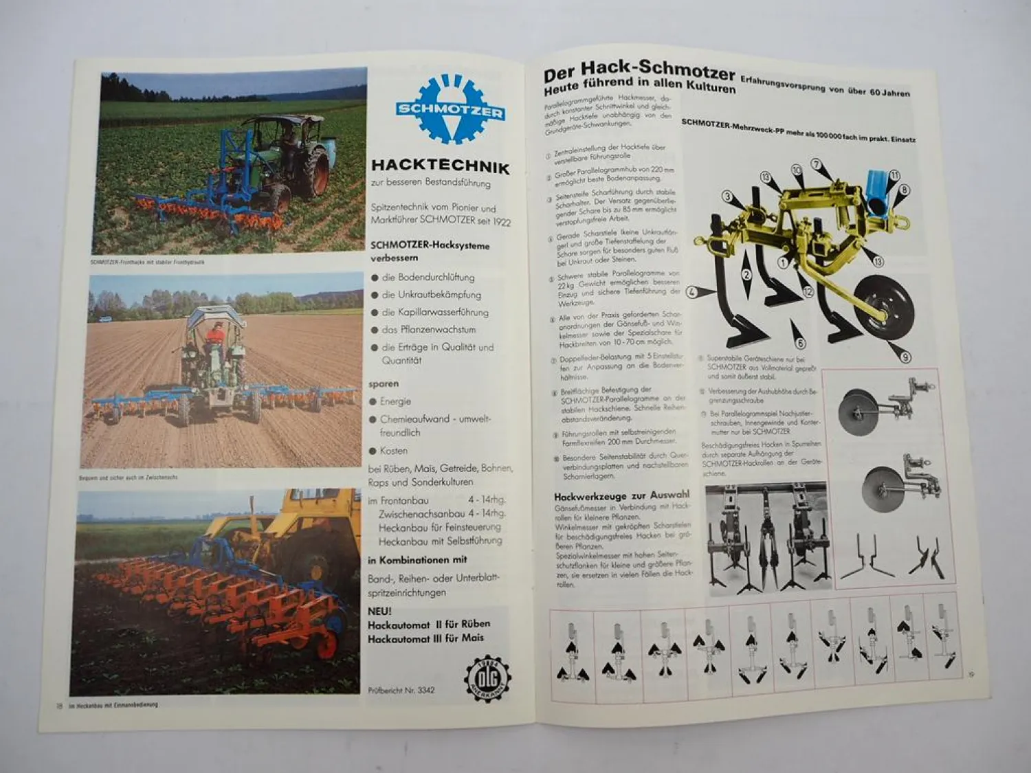 Original Prospekt Schmotzer Landtechnik Produktprogramm 1990 Handbuch