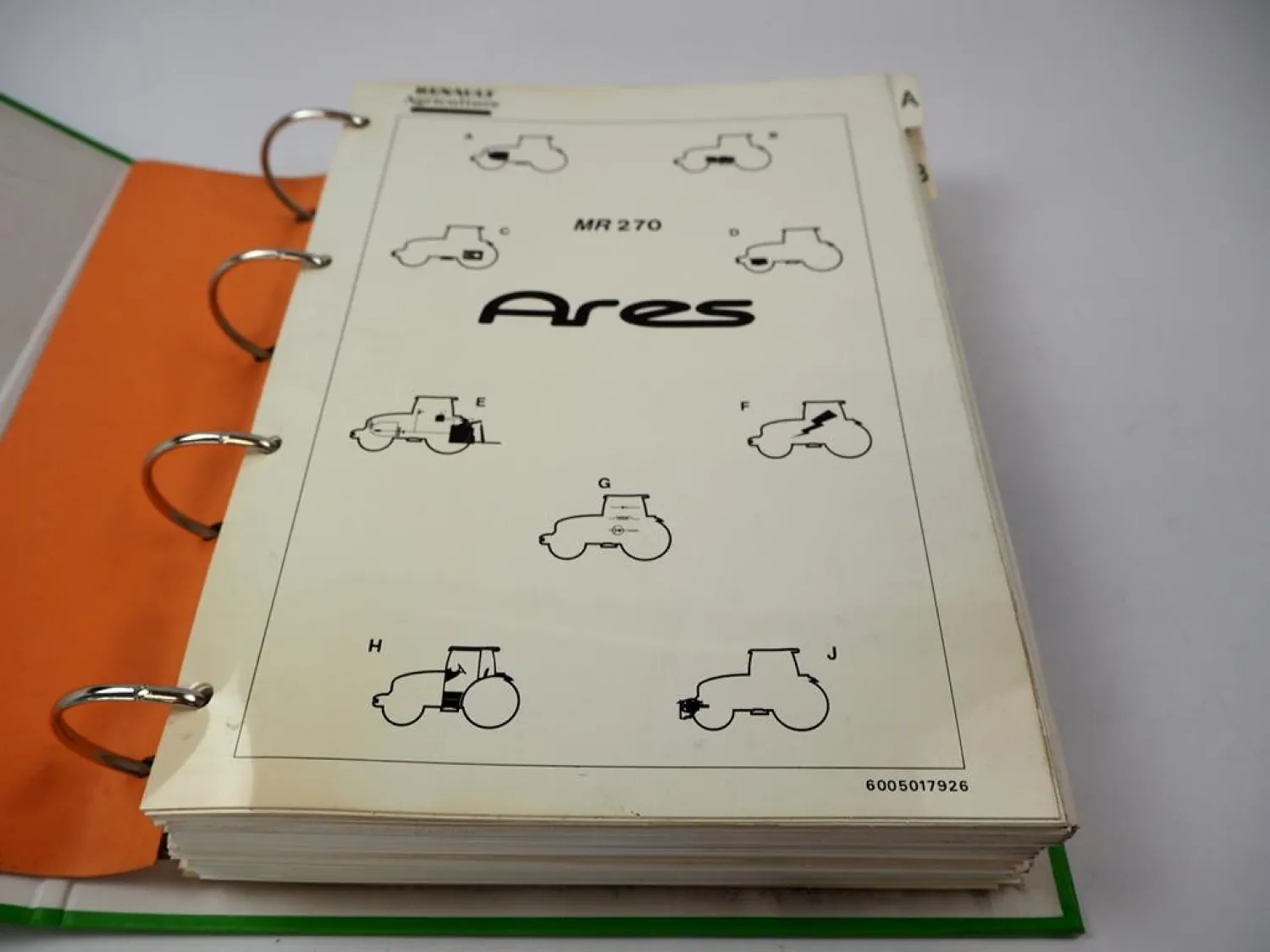 Original Renault Ares 710 720 Traktor Werkstatthandbuch Reparaturanleitung 1997