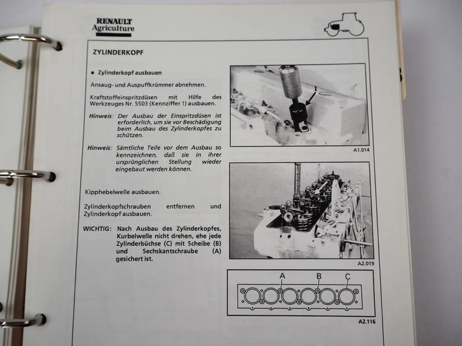 Original Renault Ares 710 720 Traktor Werkstatthandbuch Reparaturanleitung 1997