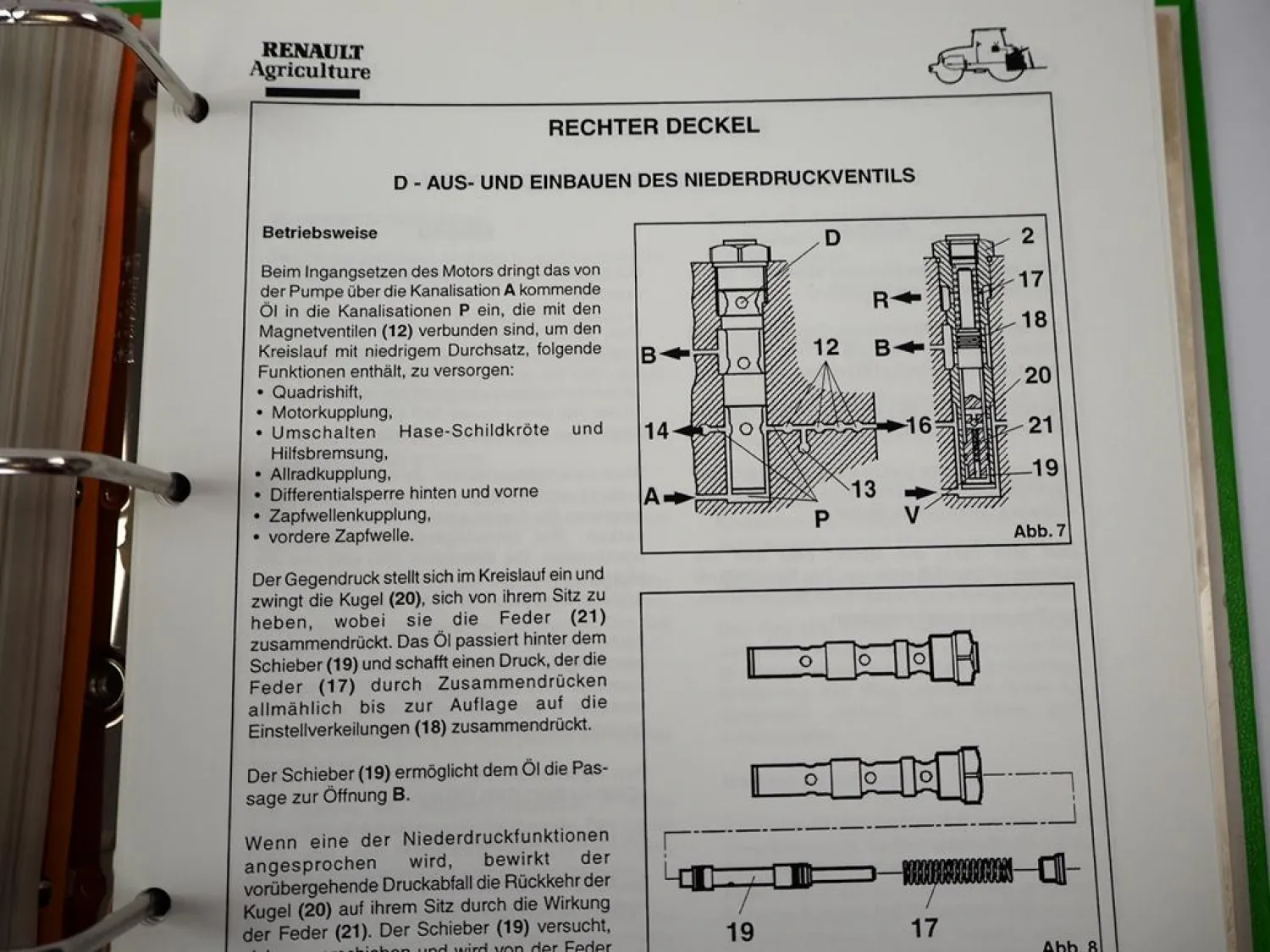 Original Renault Ares 710 720 Traktor Werkstatthandbuch Reparaturanleitung 1997