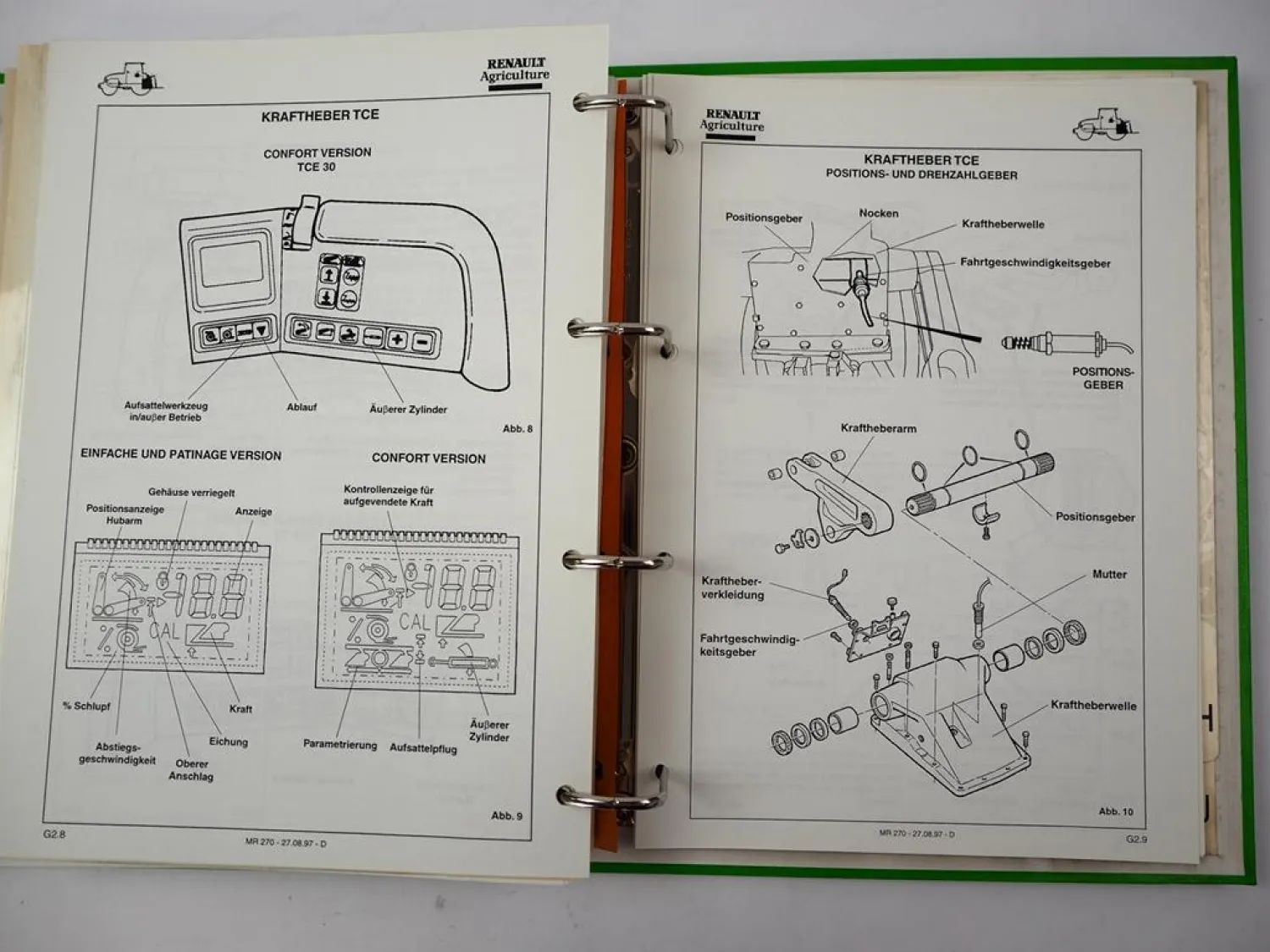 Original Renault Ares 710 720 Traktor Werkstatthandbuch Reparaturanleitung 1997