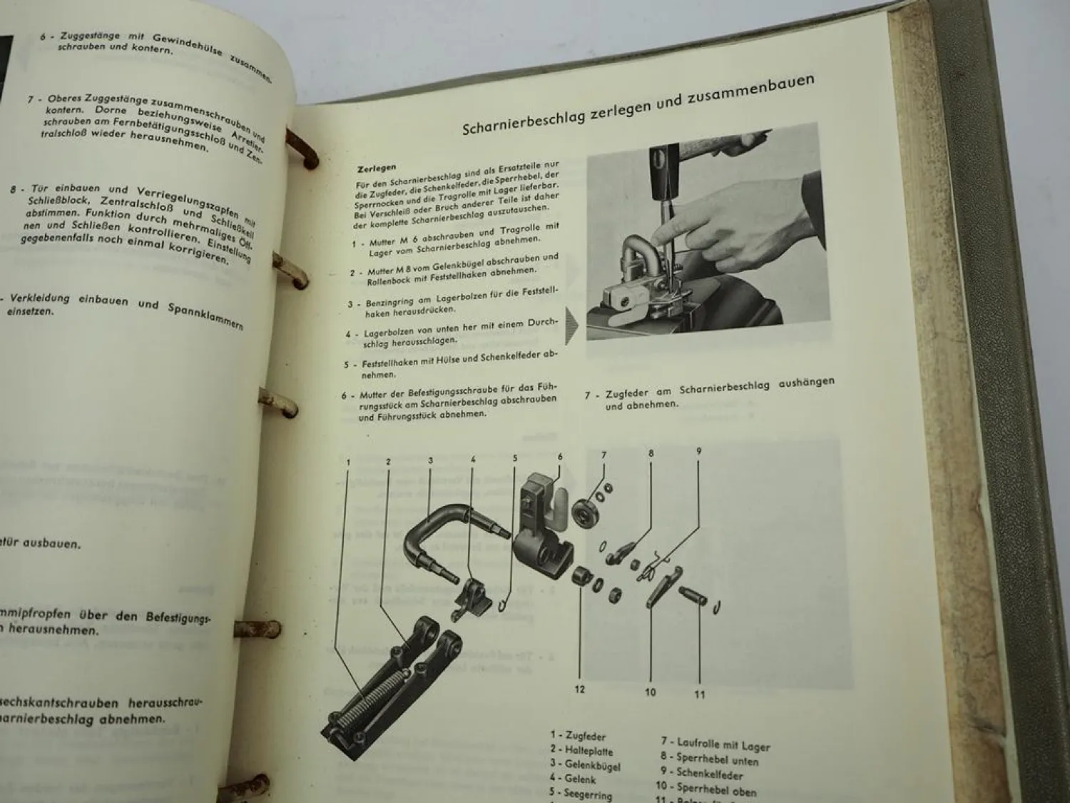Original Reparaturleitfaden VW Käfer 1200 1300 1500 Werkstatthandbuch 1965 Karmann Ghia Coupe