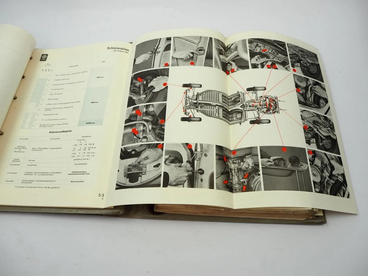 Original Reparaturleitfaden VW Käfer 1200 1300 1500 Werkstatthandbuch 1965 Karmann Ghia Coupe