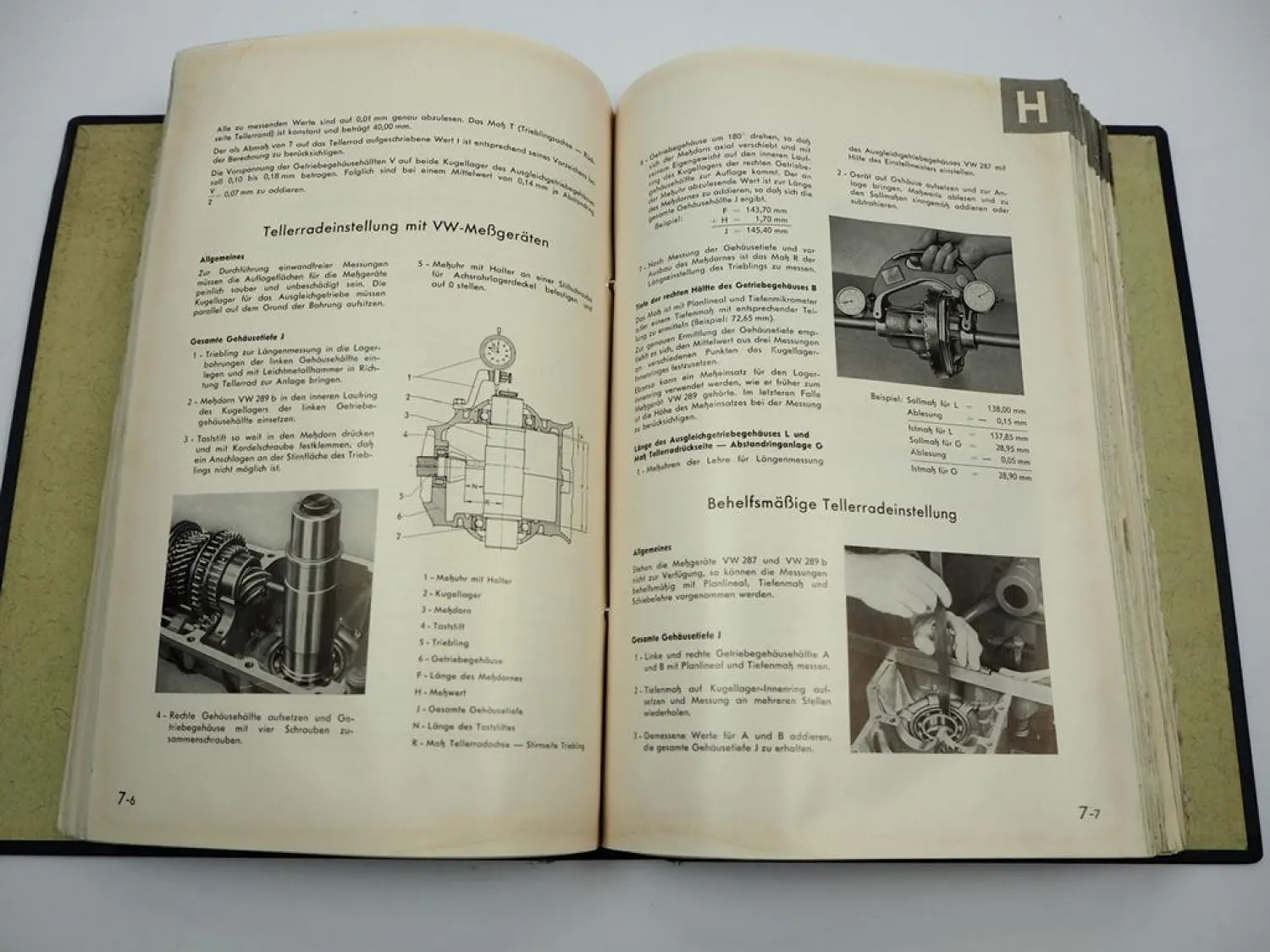 Original Reparaturleitfaden VW Käfer Typen 11 14 15 Werkstatthandbuch 1952/57