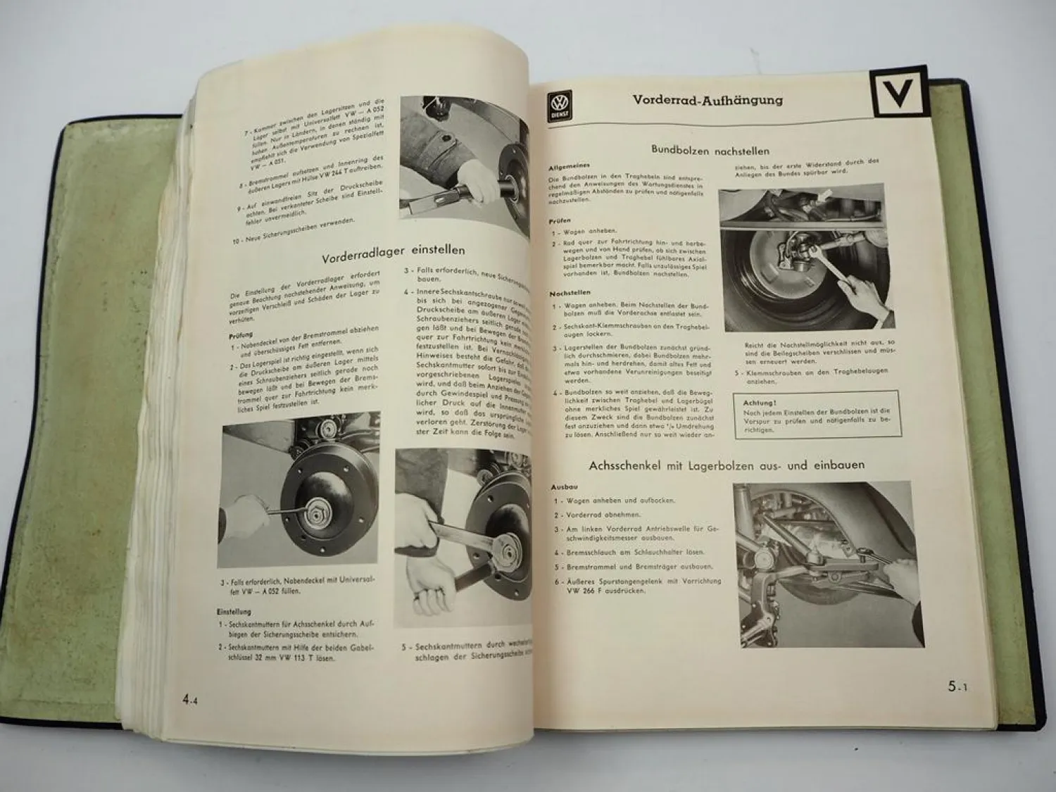 Original Reparaturleitfaden VW Transporter T1 Typ 2 Werkstatthandbuch 1953