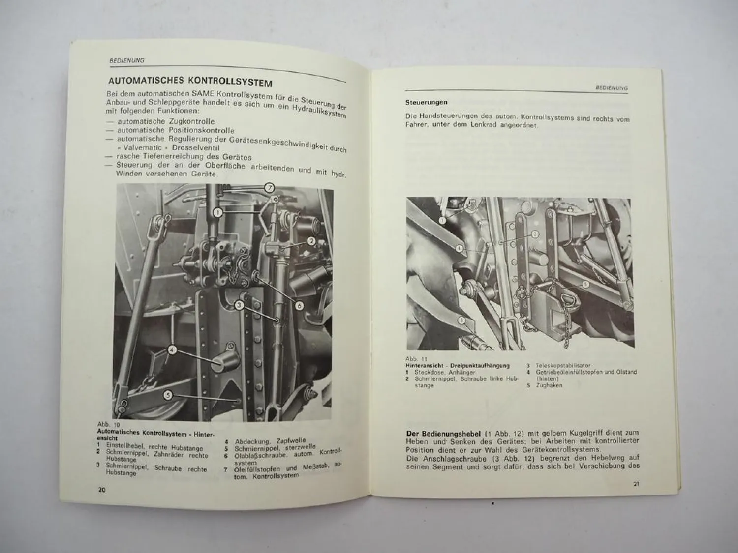 Original Same Condor 55 Traktor Betriebsanleitung Wartung Mörtl Mähwerk 1982