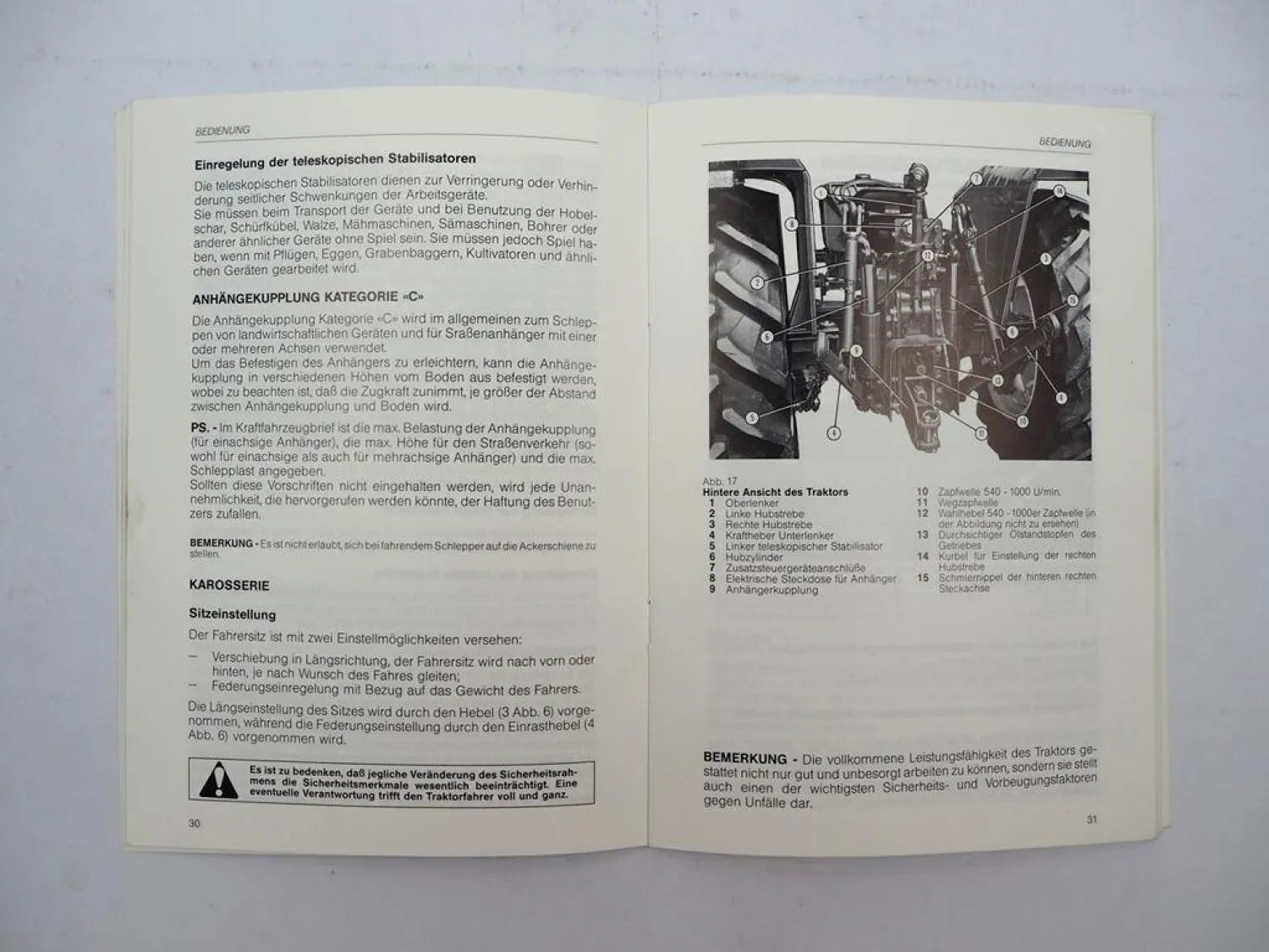 Original Same Explorer 60 Special Traktor Betriebsanleitung Wartung 1987