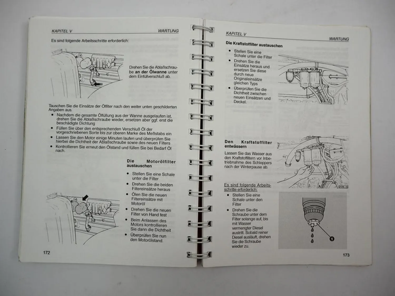 Original Same Rubin 120 135 150 Traktor Betriebsanleitung Wartung 1999