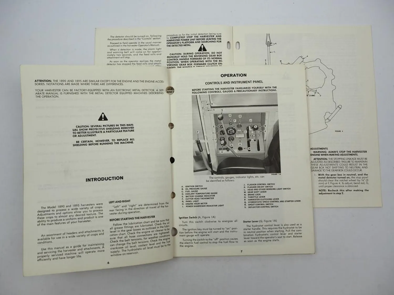 Original Sperry New Holland 1890 1895 Crop Cruiser Operators Manual 1978