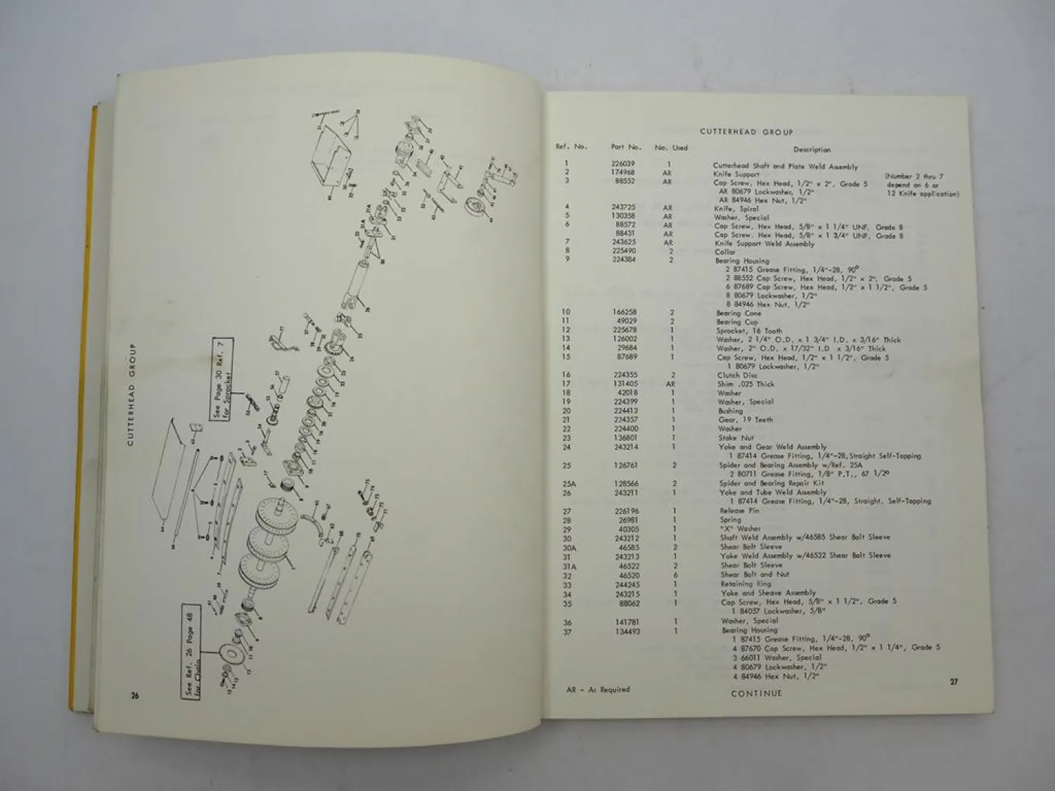 Original Sperry New Holland 890 Feldhäcksler Ersatzteilliste Parts List 1973