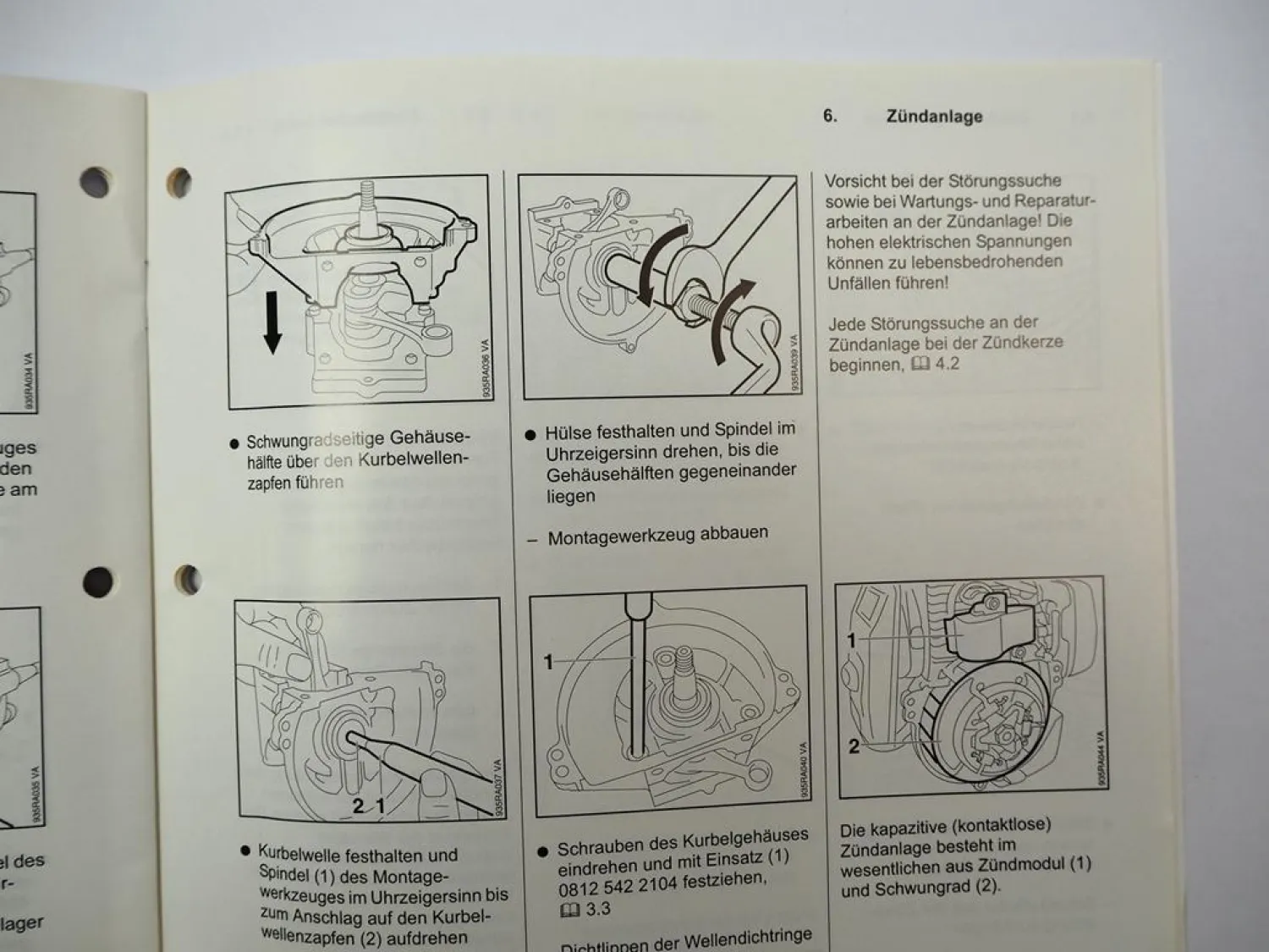 Original Stihl 4137 Basismotor Werkstatthandbuch Reparaturanleitung 2004