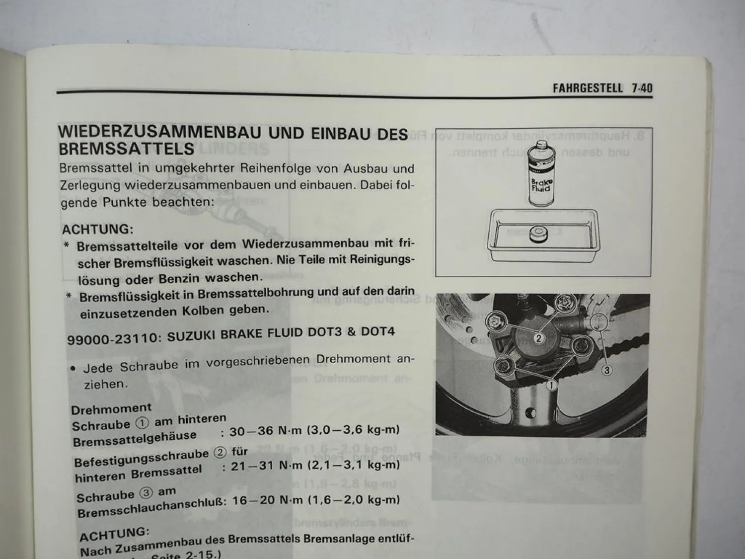 Original Suzuki GSX-R750W Werkstatthandbuch Wartung Reparaturanleitung 1992