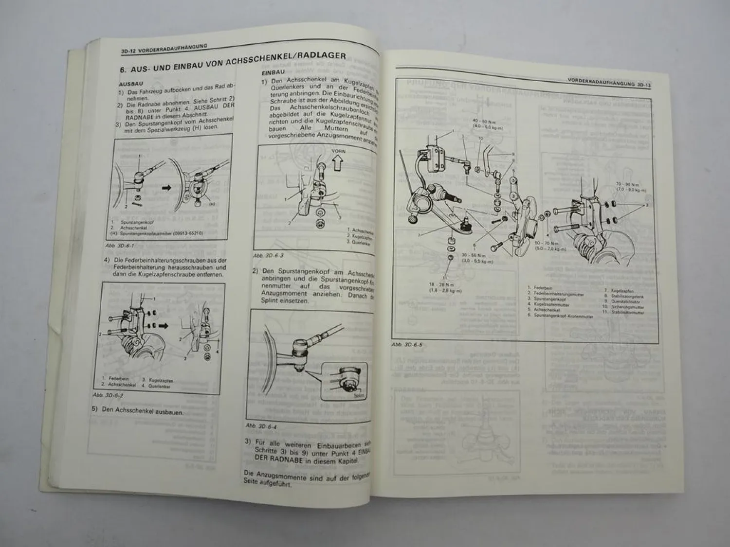 Original Suzuki Swift SF 416 GLX Reparaturanleitung Werkstatthandbuch 1989