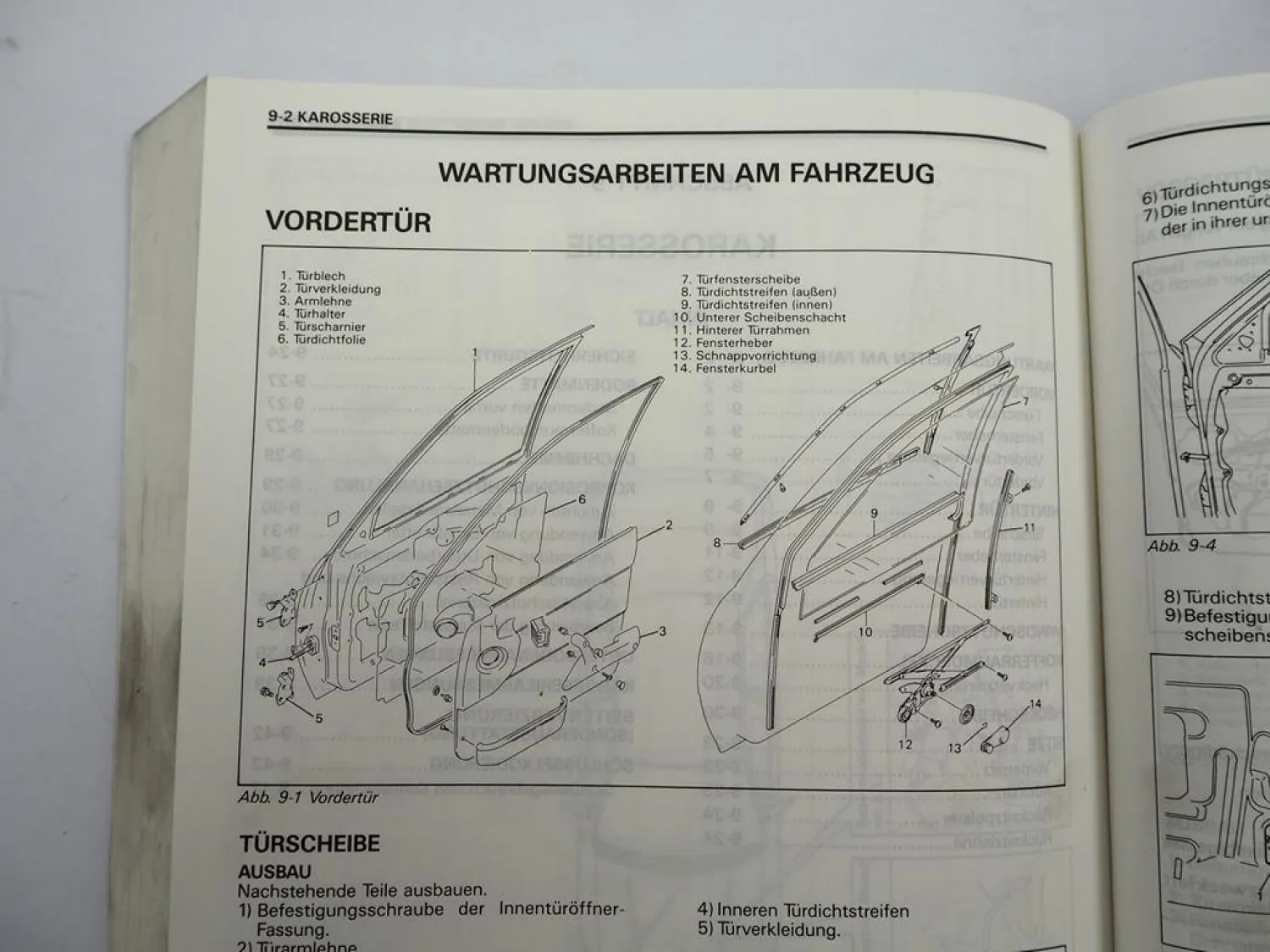 Original Suzuki Swift SF 416 GLX Reparaturanleitung Werkstatthandbuch 1989