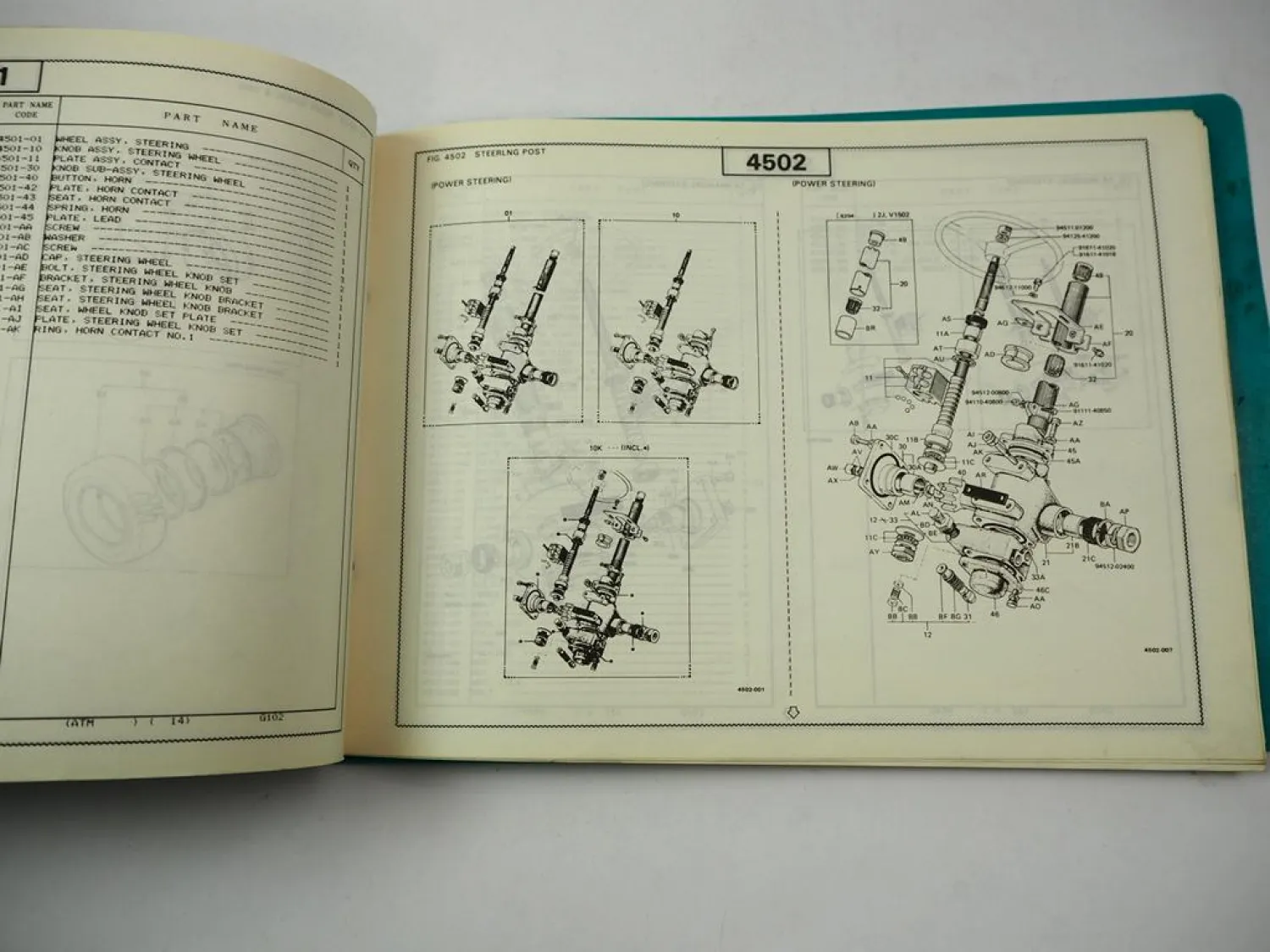 Original Toyota 42-4FG15 Fork Lift Truck Parts Catalog Ersatzteilliste Gabelstapler