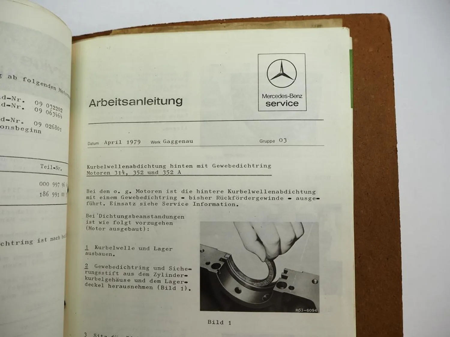 Original Unimog 403 406 413 424 425 435 MB-Trac 440 Service Information 1979/80