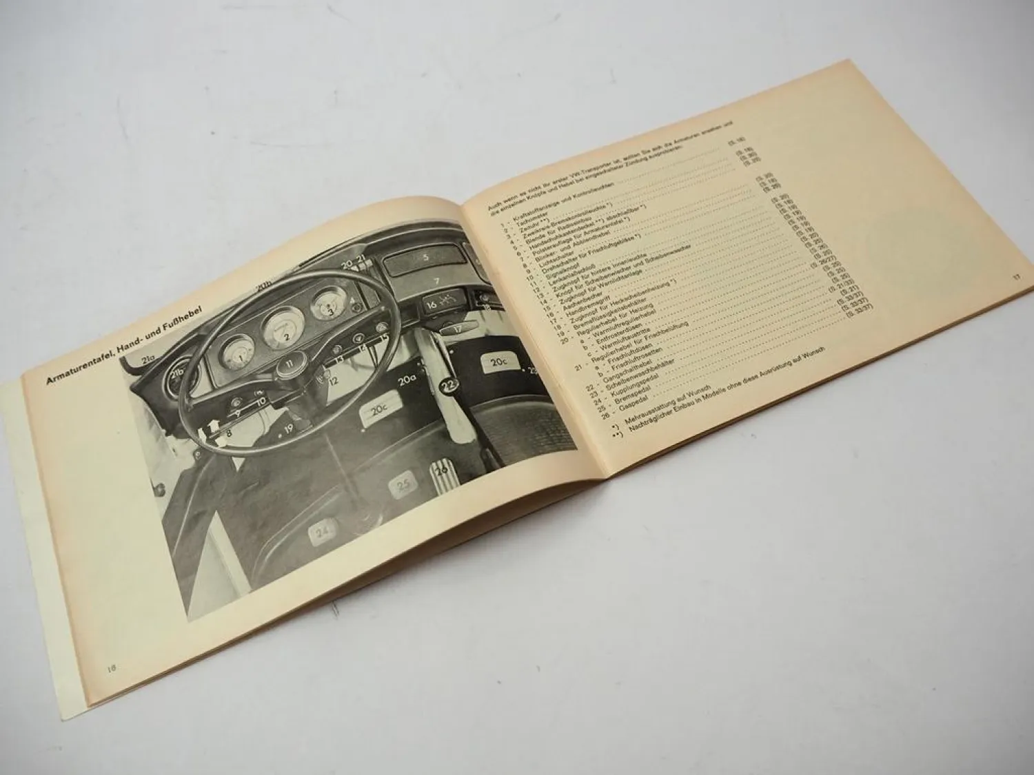 Original VW Bus T2 T2a Betriebsanleitung 1971 Transporter Handbuch Bedienungsanleitung